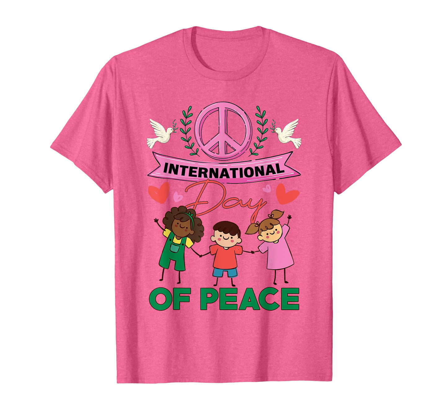 International Day Of Peace World Peace Day September 21 Kids T-Shirt