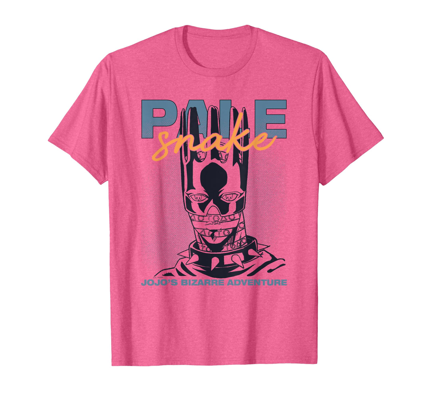 JoJo's Bizarre Adventure Pale Snake Retro Grid Anime T-Shirt