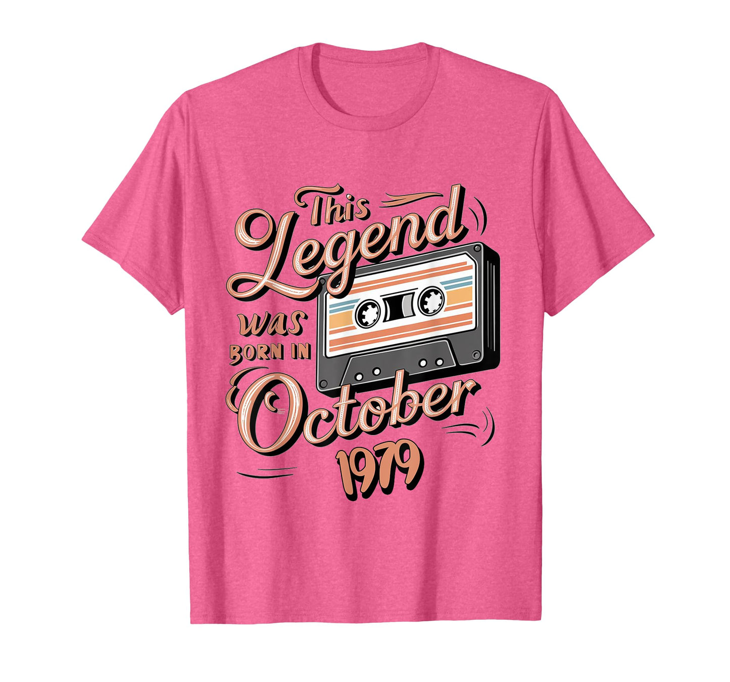 This Legend Was Born In October 1979 Awesome Man Birthday T-Shirt
