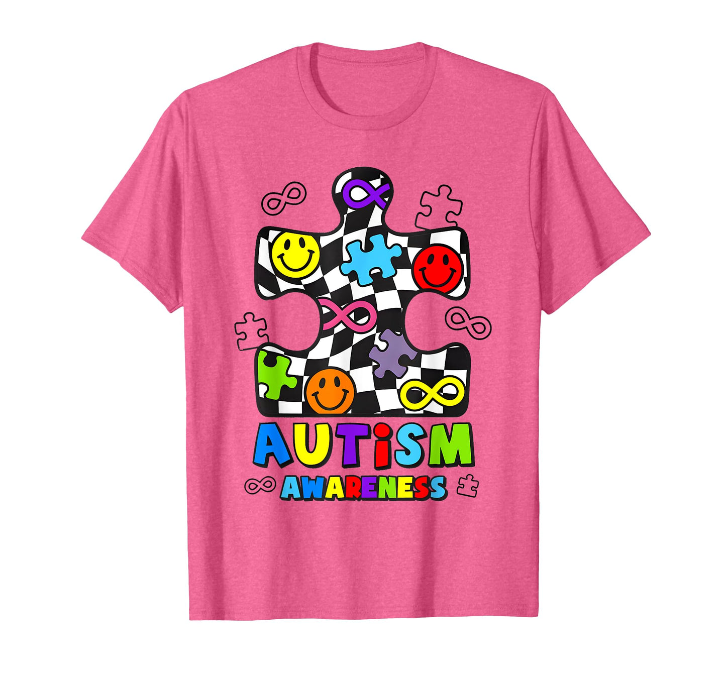 Autism Awareness Puzzle Piece Autism Mom Brother T-Shirt