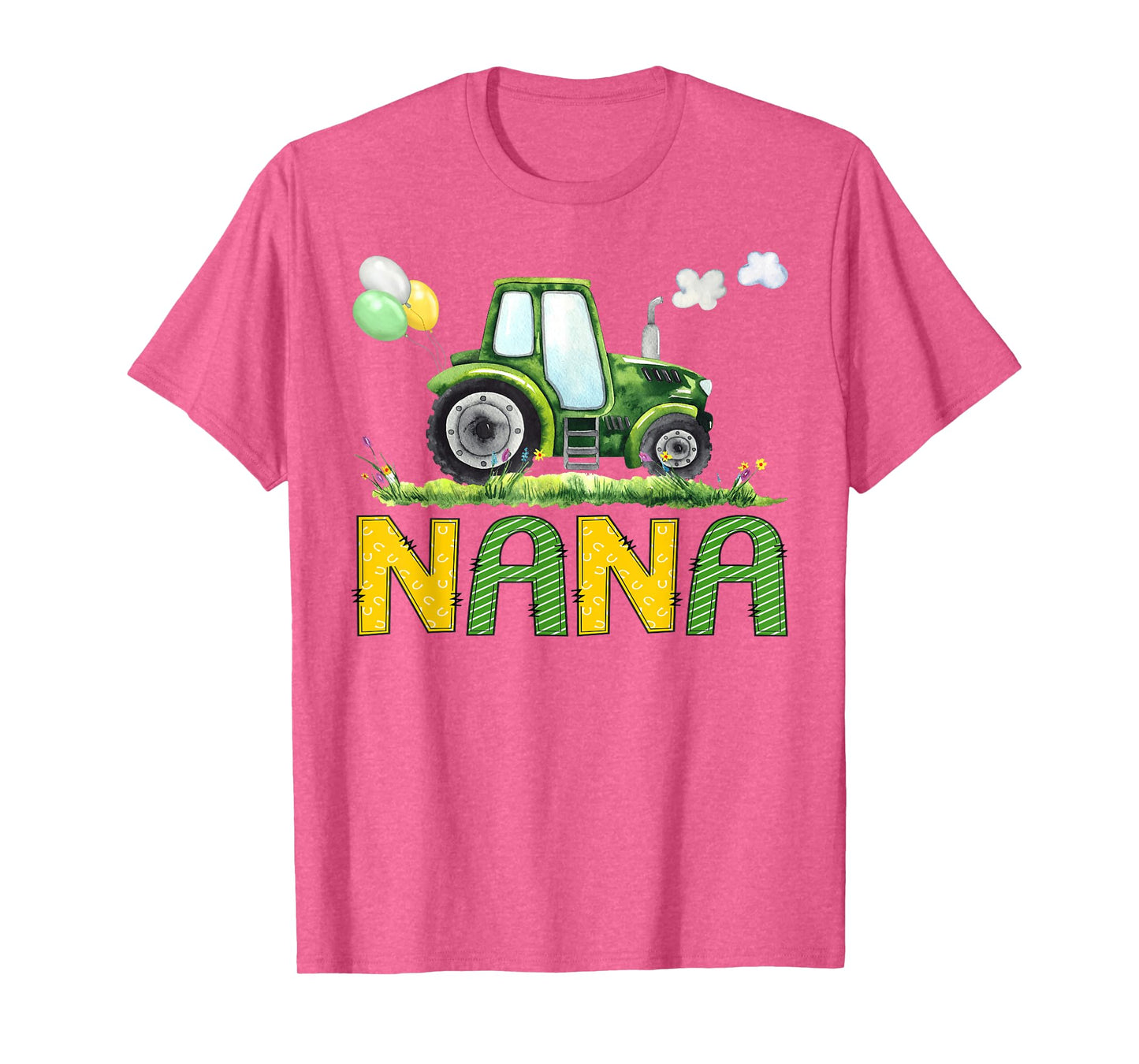 Nana of The Birthday Boy Tractor Farm Truck Matching T-Shirt