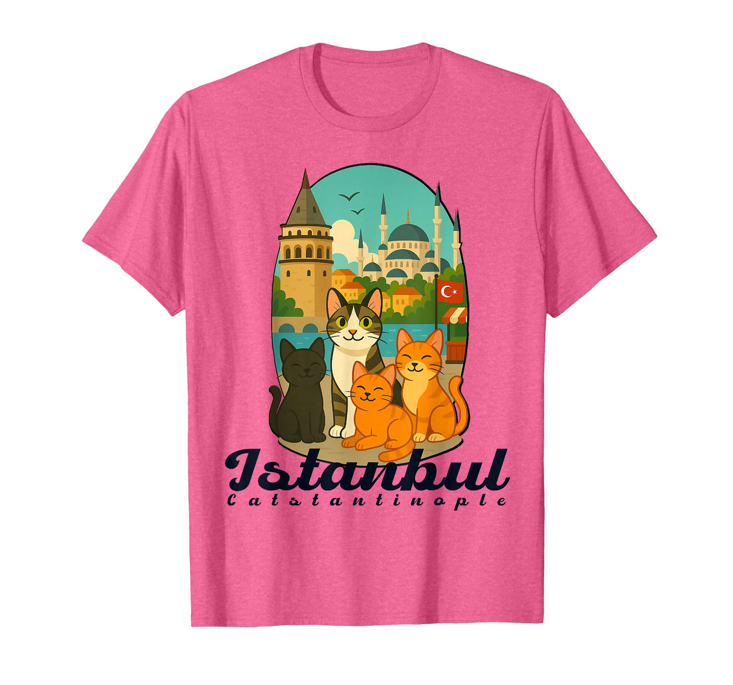 Istanbul, Turkey - Catstantinople City of Cats T-Shirt