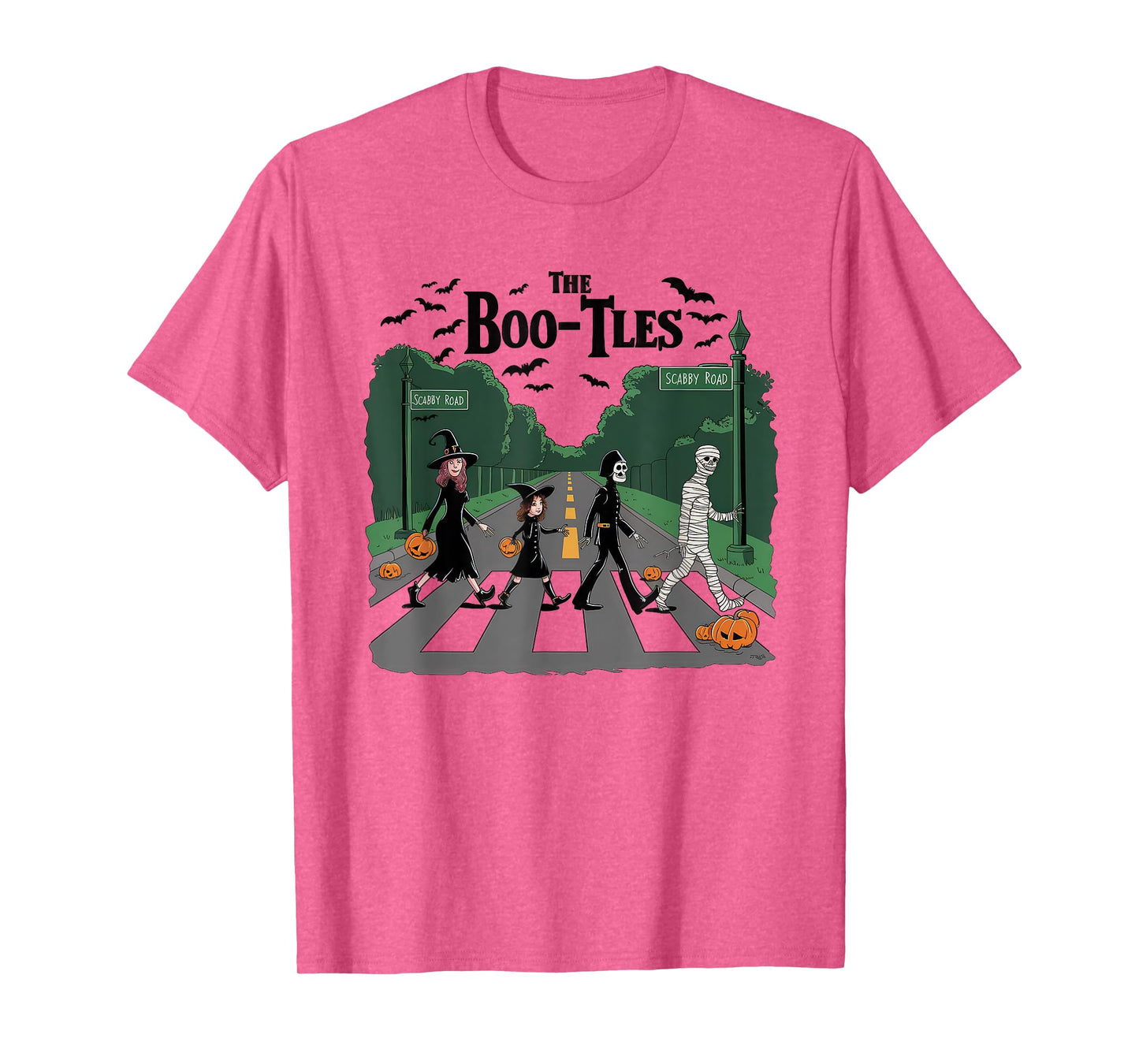 The Boo-tles Scabby Road Funny Band Parody Halloween T-Shirt