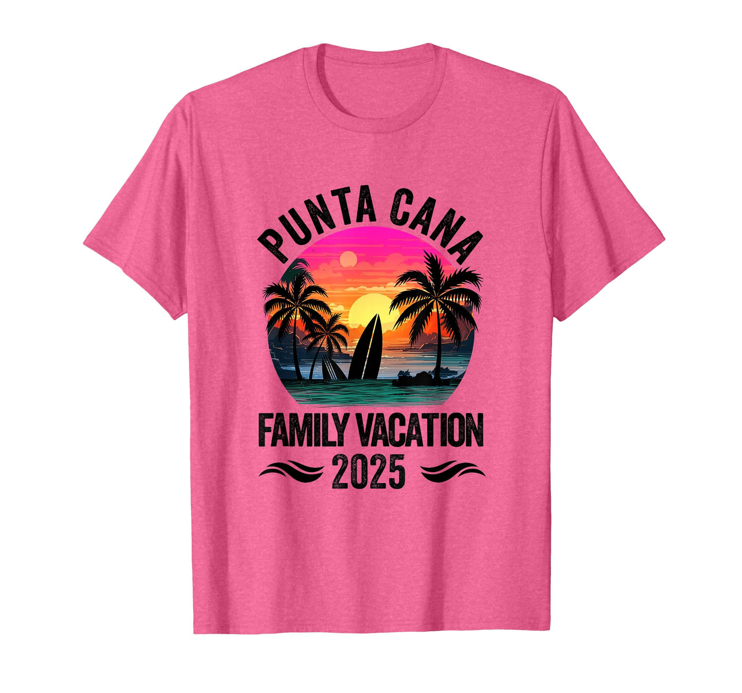 Punta Cana Family Vacation 2025 Matching Outfits Beach T-Shirt