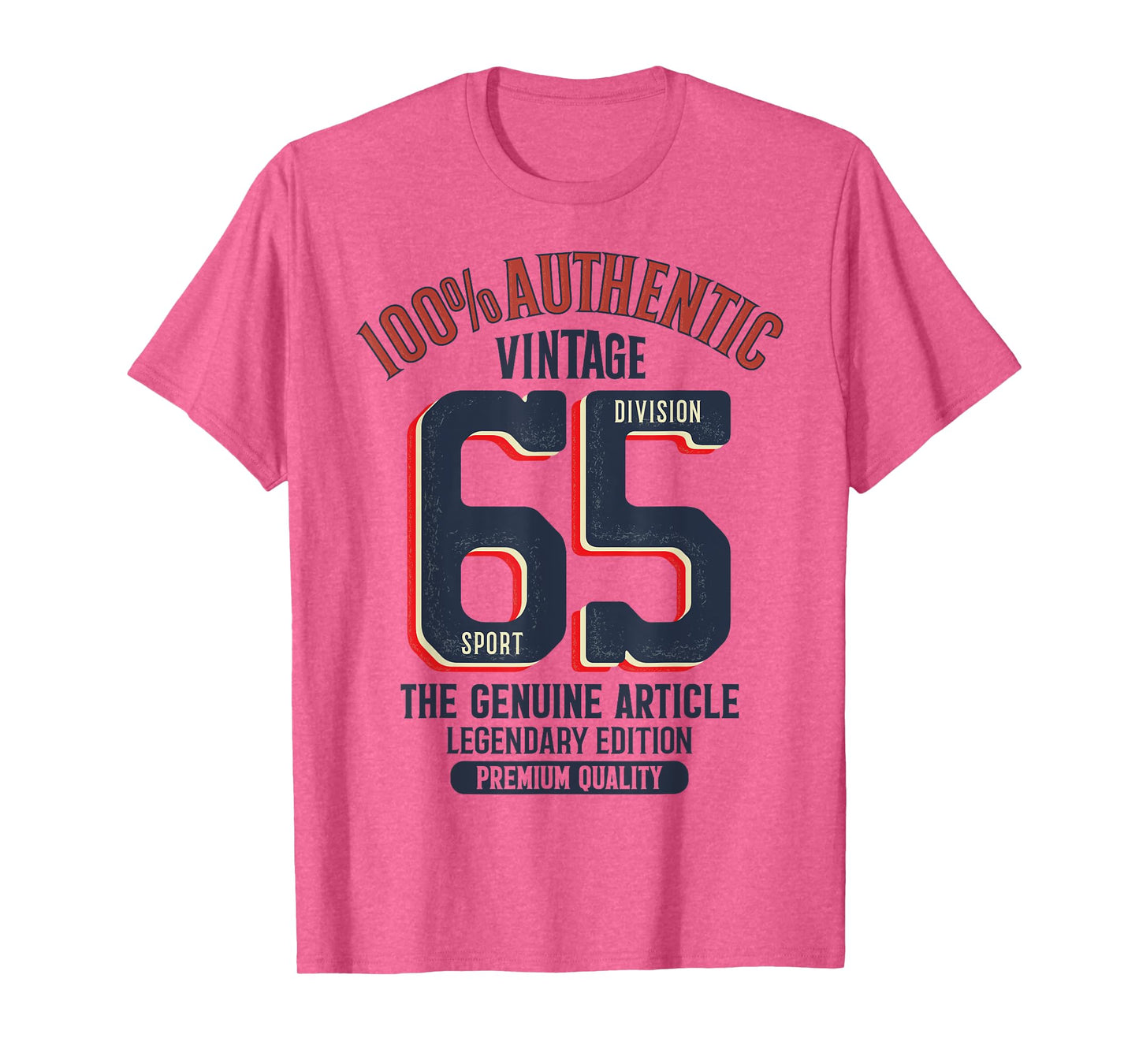 Vintage Sport Division 1965 - 60th Birthday Gift for Men T-Shirt