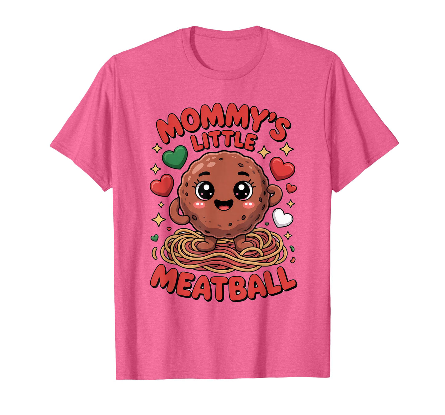 Mommy's Little Meatball Love Italian Kid Funny T-Shirt