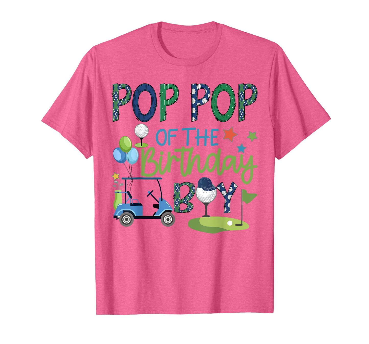 Pop Pop Of The Birthday Boy Hole in One Golf Sport T-Shirt