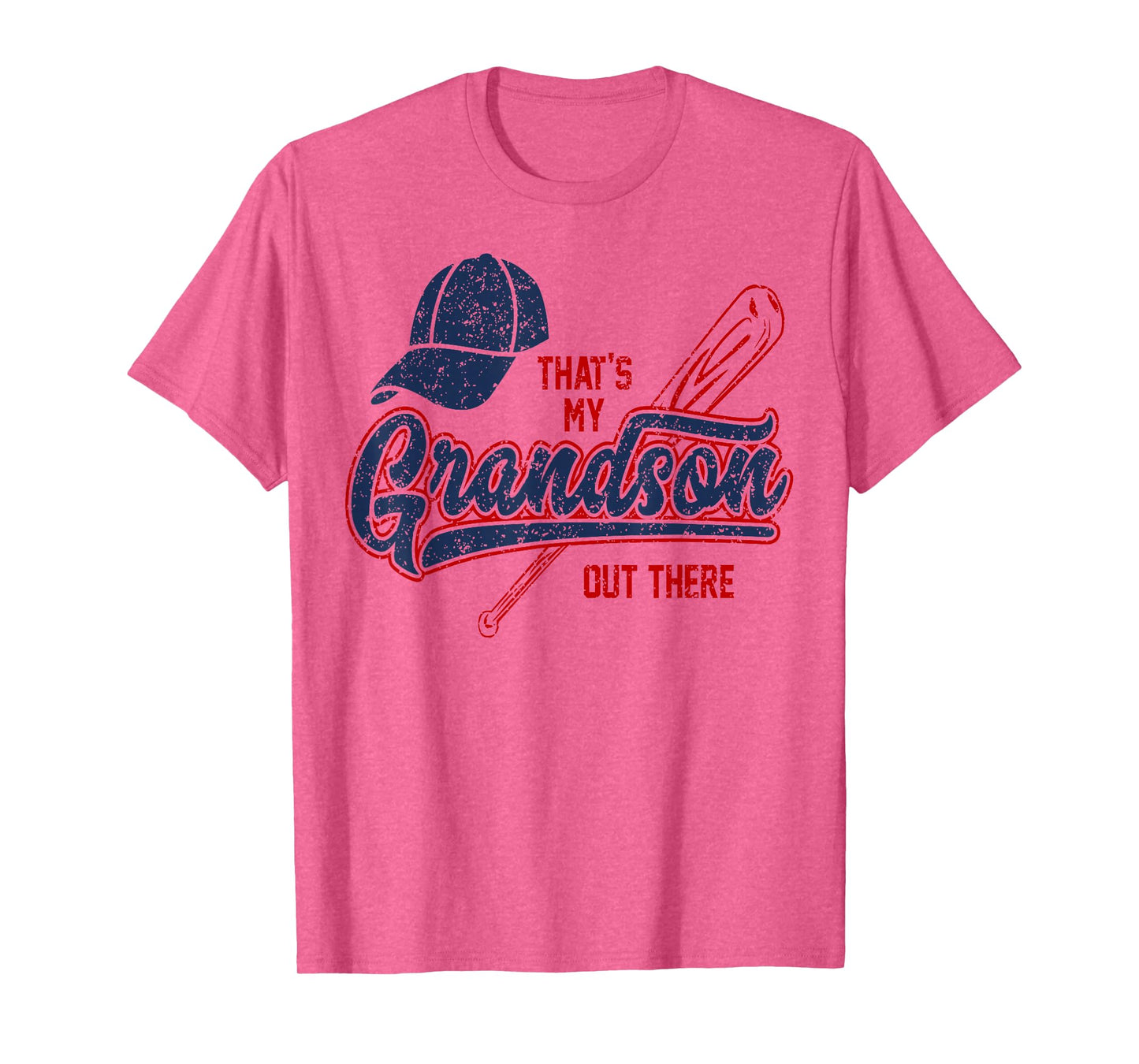 Thats My Grandson Out There Baseball Grandma Mother's Day T-Shirt