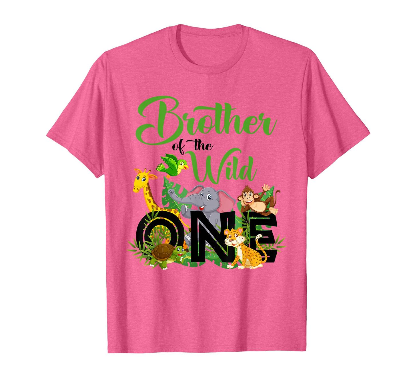 Brother Of The Wild One Birthday 1st Safari Jungle Family T-Shirt