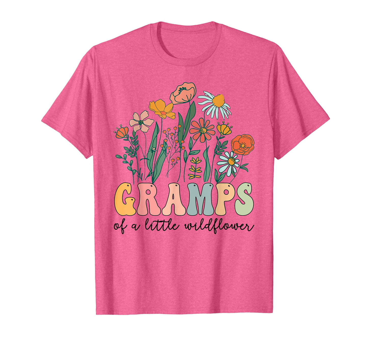 Gramps Of The Little Wildflower Birthday Party Baby Shower T-Shirt