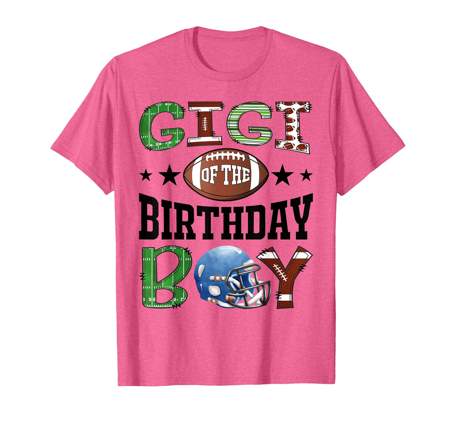 Gigi Of The Birthday Boy Football Lover Game Day T-Shirt