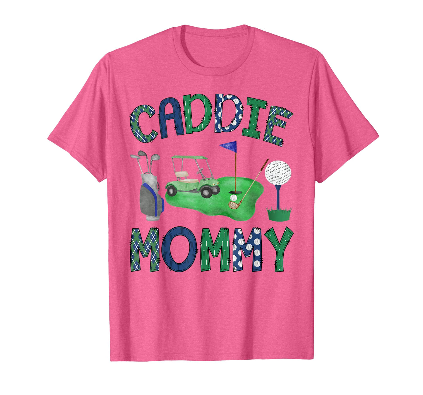 Caddie Mommy Hole in One Birthday Golf Lover Party T-Shirt