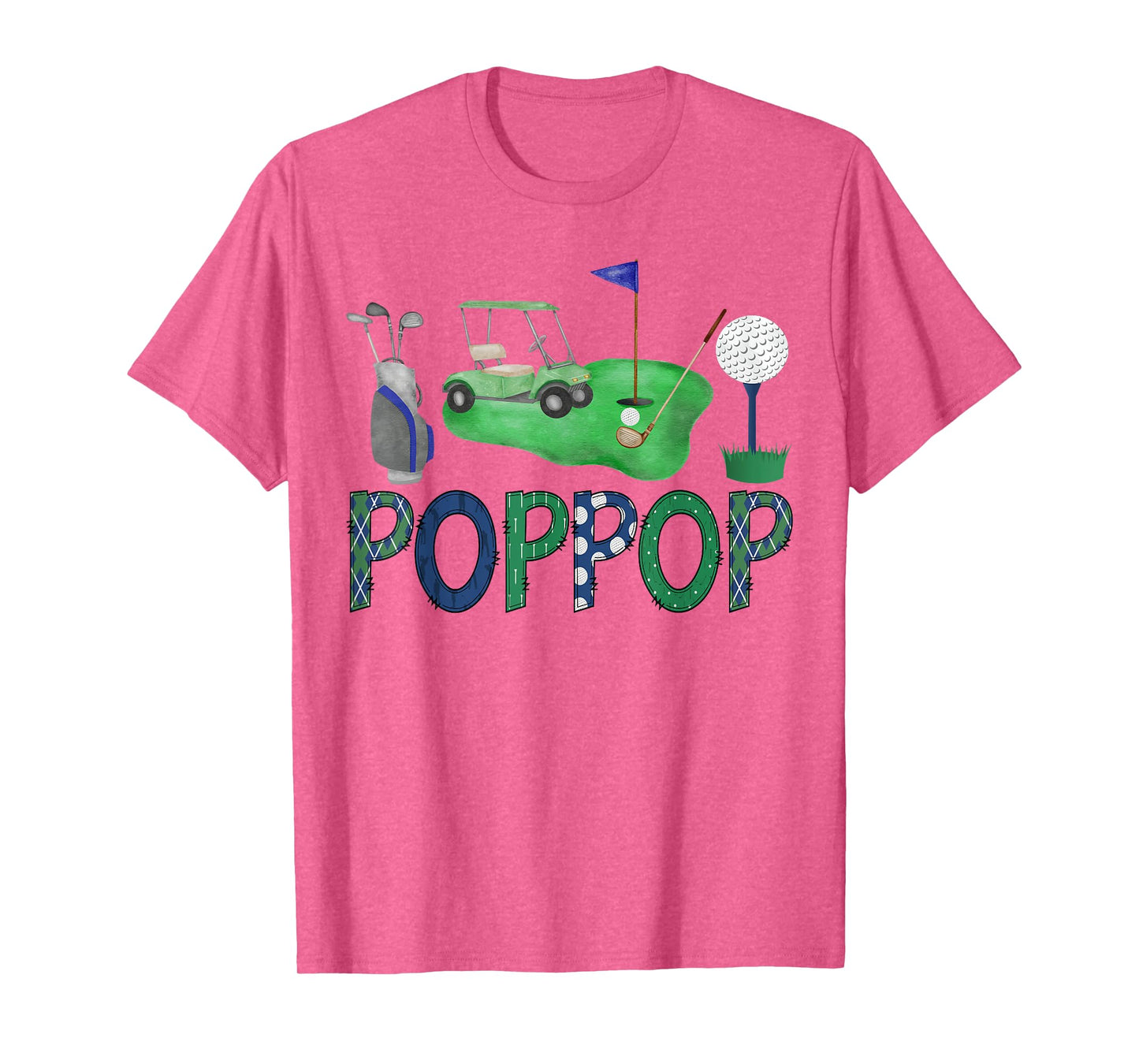 PopPop Of The Birthday Boy Hole in One Golf Sport Matching T-Shirt