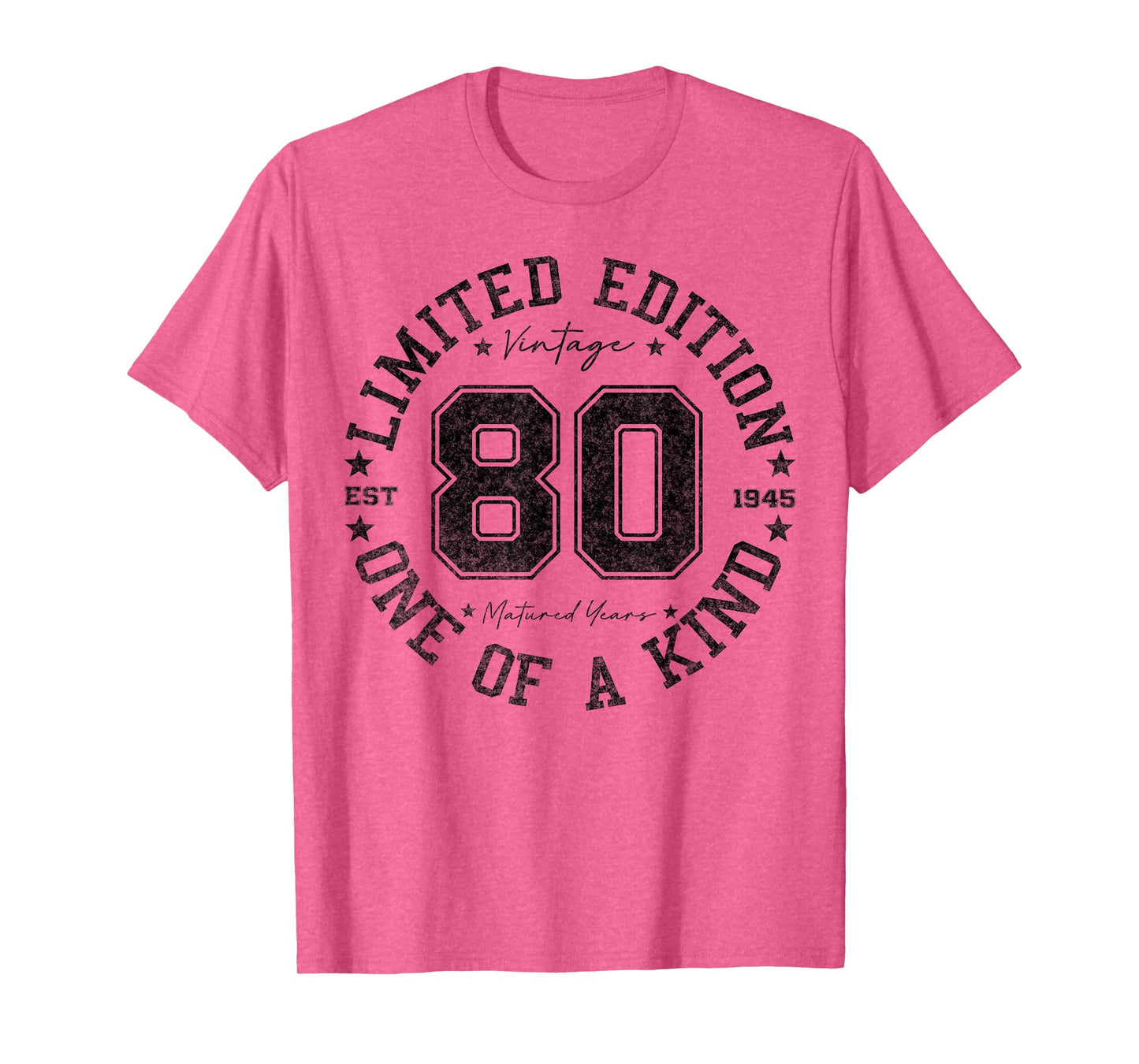 80 Year Old Gifts Vintage 1945 Limited Edition 80th Birthday T-Shirt
