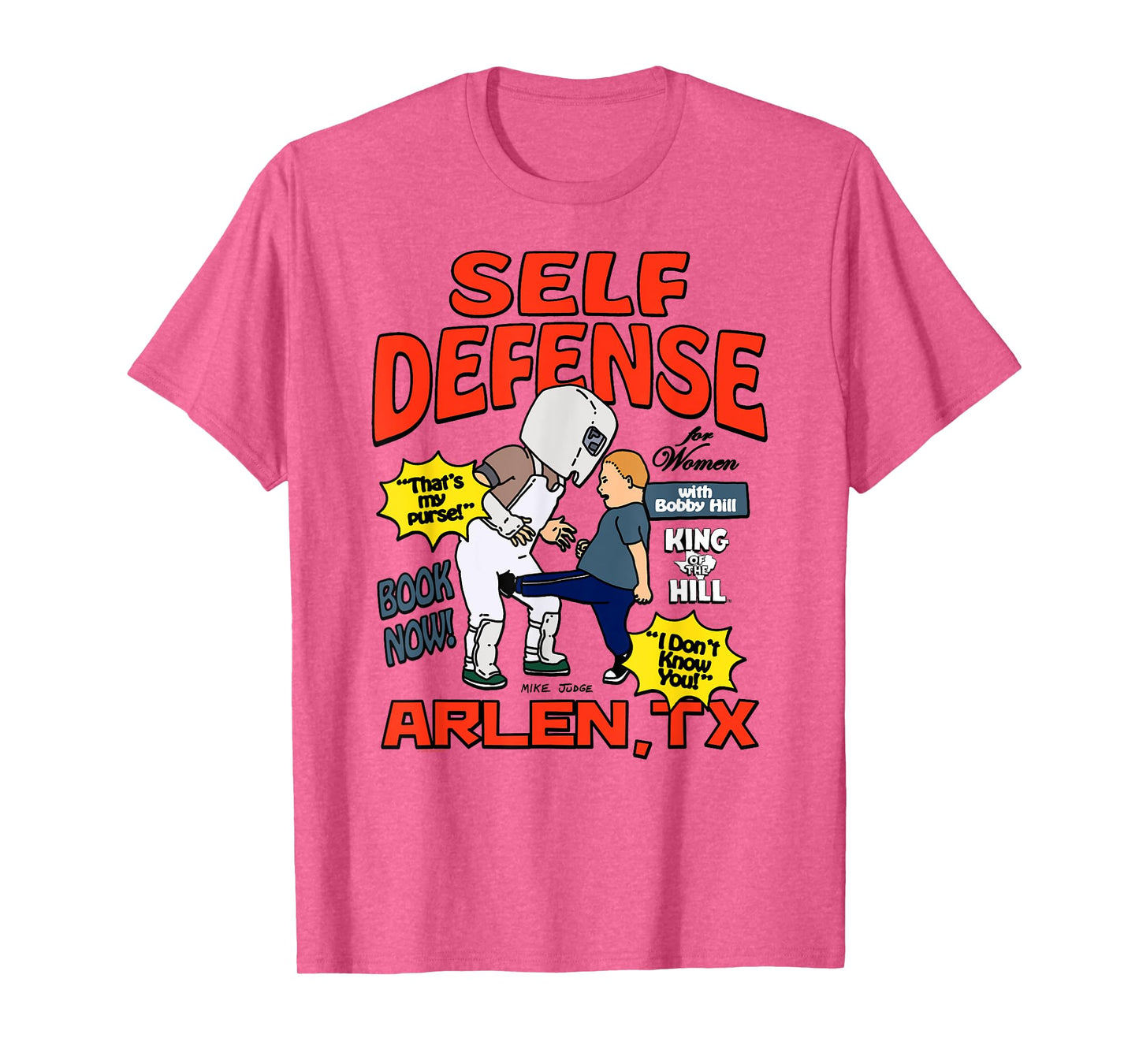King of the Hill Bobby's Self Defense Class Cartoon T-Shirt