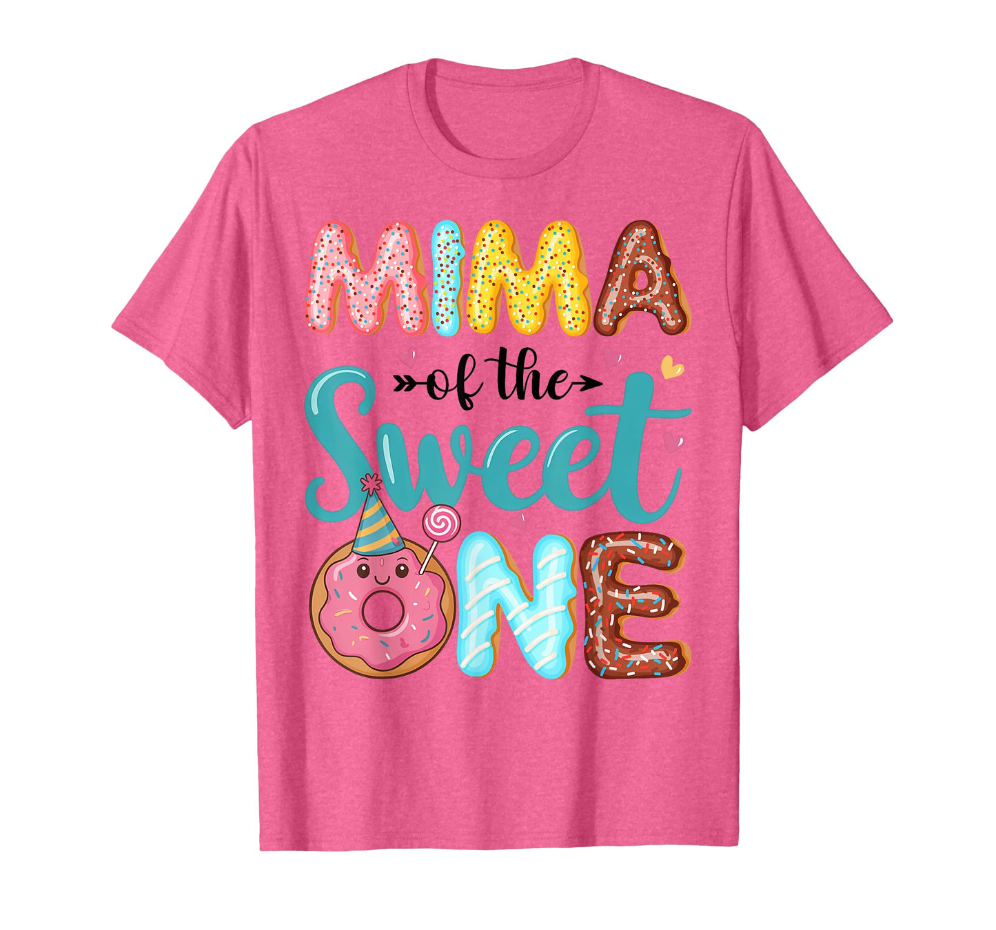 Mima Of The Sweet One 1st Birthday Girl Donut Party T-Shirt