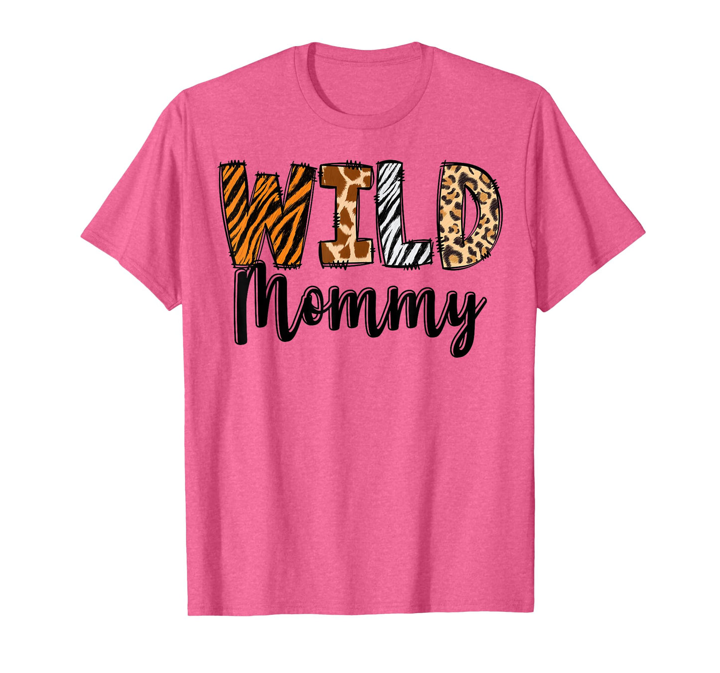 Wild Mommy Zoo Born Two Be Wild B-day Safari Jungle Animal T-Shirt
