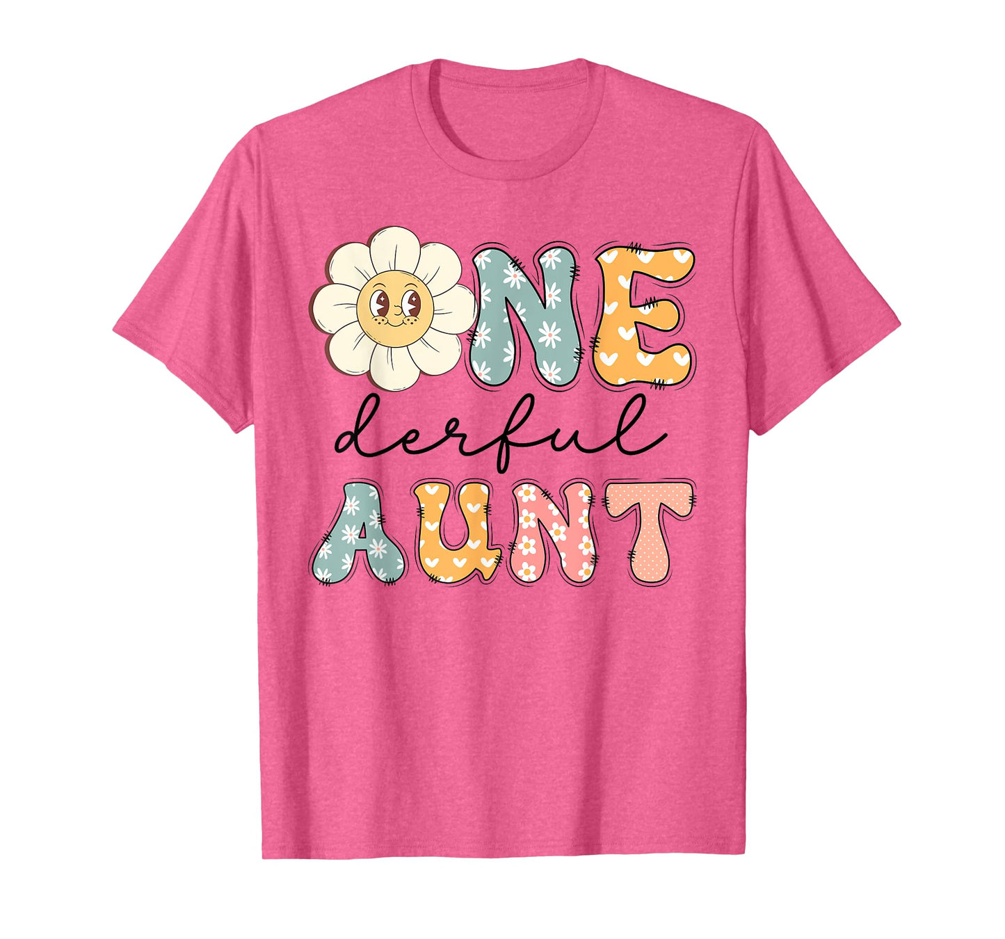 One Derful Aunt Daisy First Birthday Family Matching T-Shirt