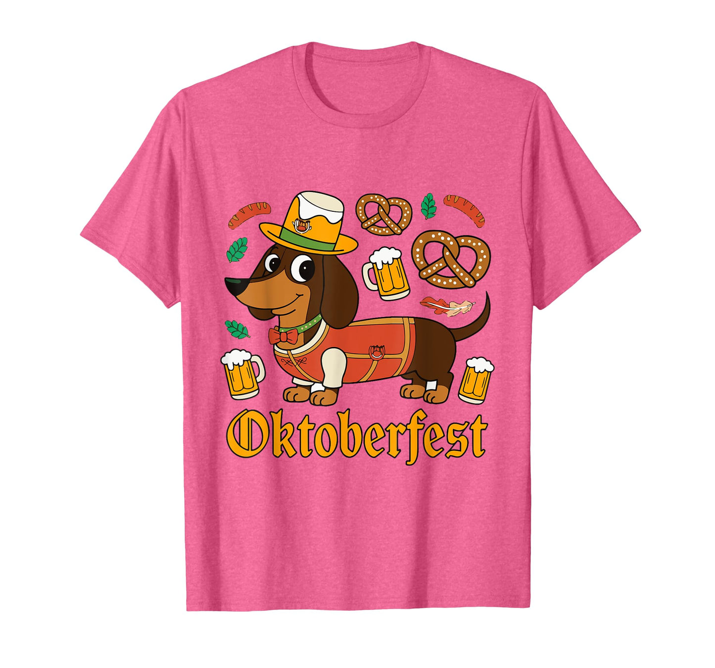 Oktoberfest Dachshund Cute Sausage Dog German Men Women T-Shirt