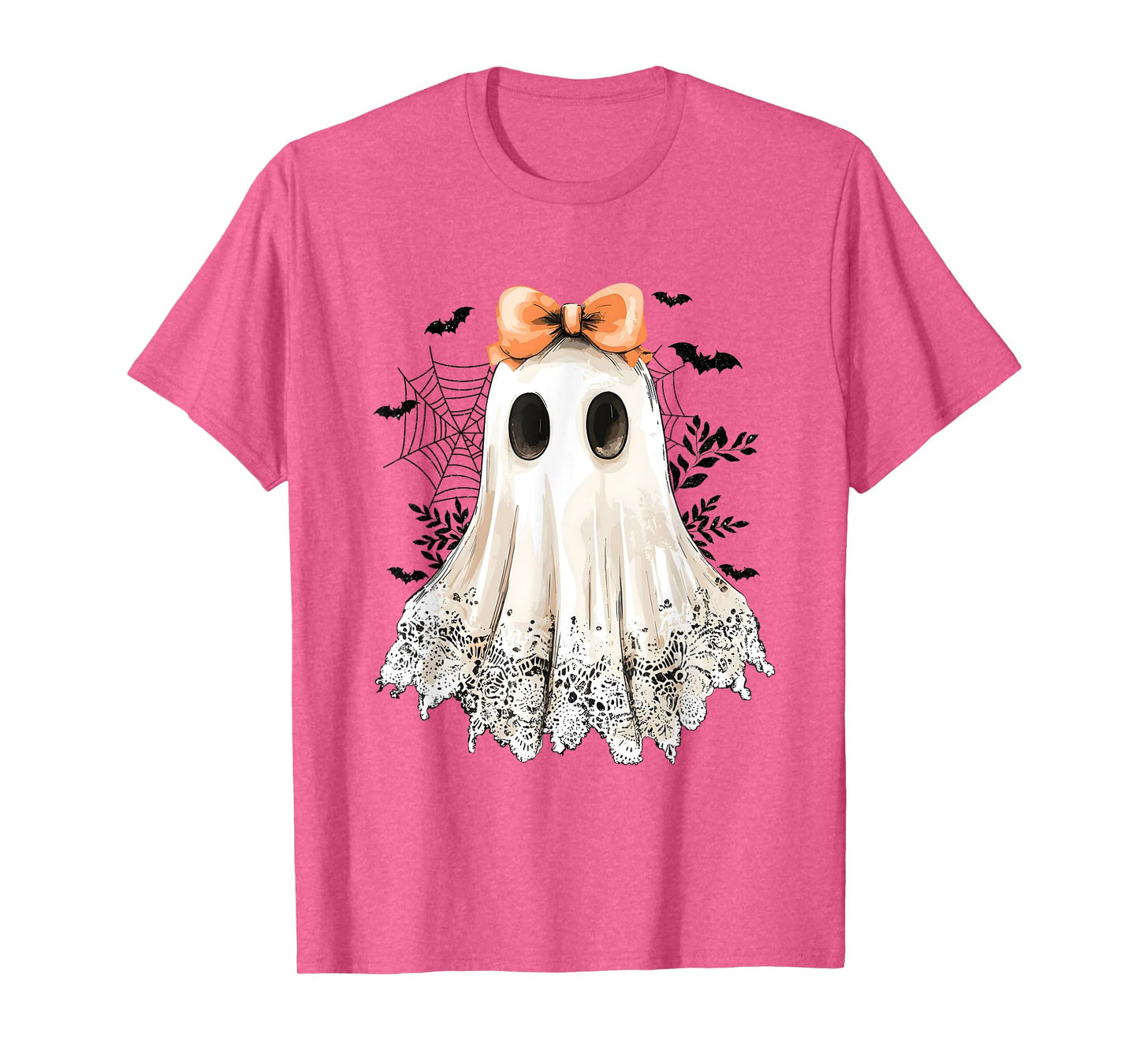 Coquette Lace Ghost Boo In Boojee Halloween Spooky Season T-Shirt