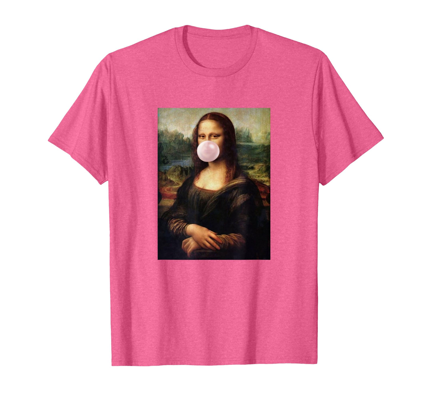 Mona Lisa T-Shirt Mona Lisa Bubblegum Bubble Mona Hoodie Lisa T-Shirt