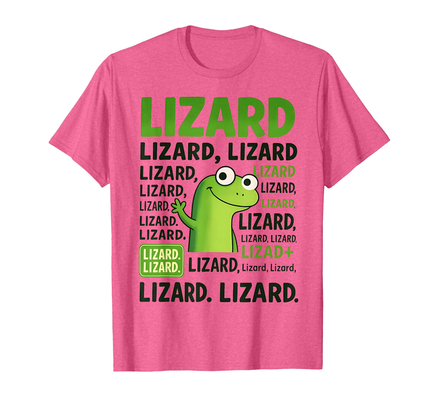 Lizard Lizard Lizard Shirt Funny Weirdcore Animal Meme Gen Z T-Shirt