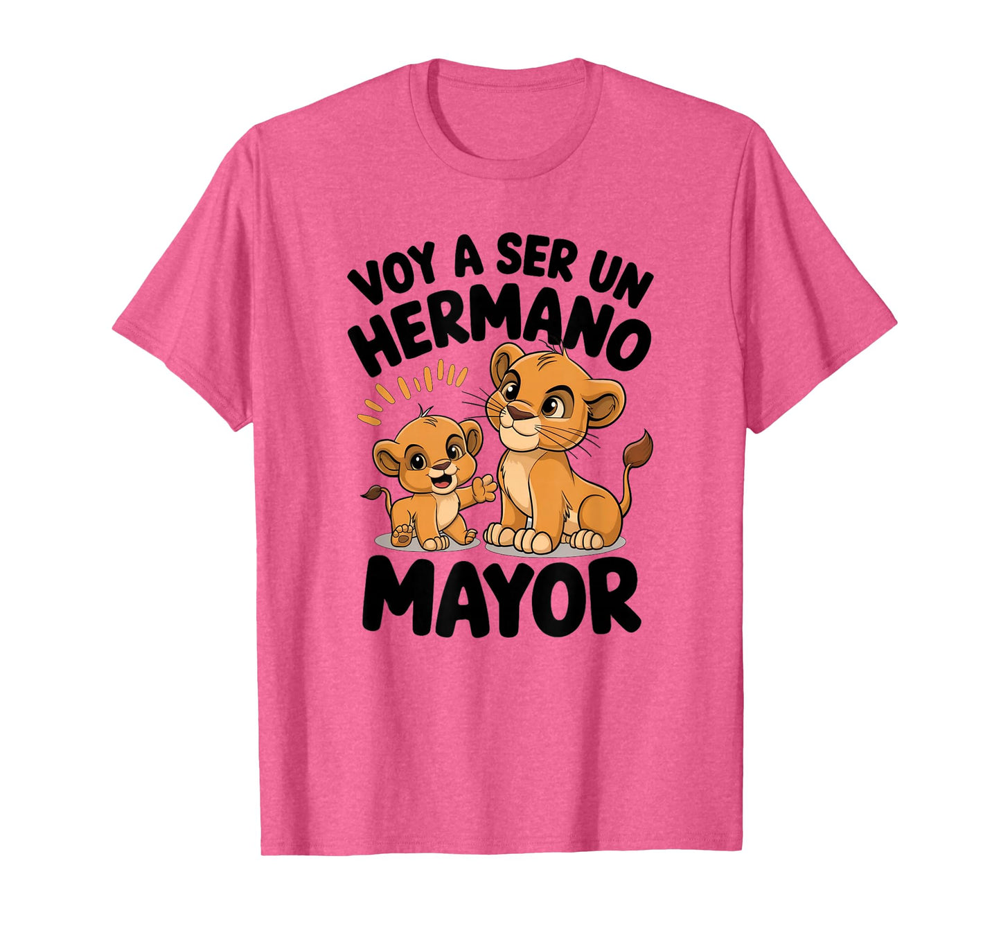 New Baby Announcement Spanish Big Brother Lion Cubs T-Shirt