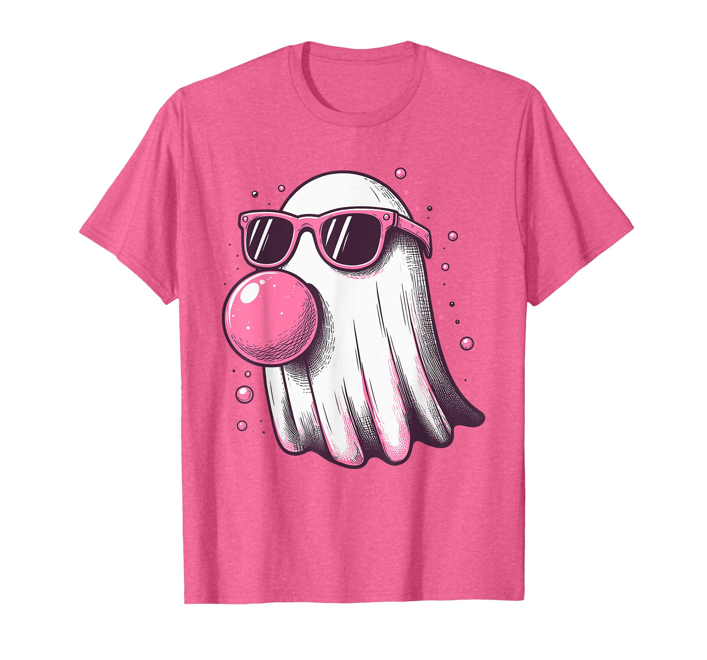 Ghost Bubble Gum Sunglasses Happy Halloween Boo Men Women T-Shirt