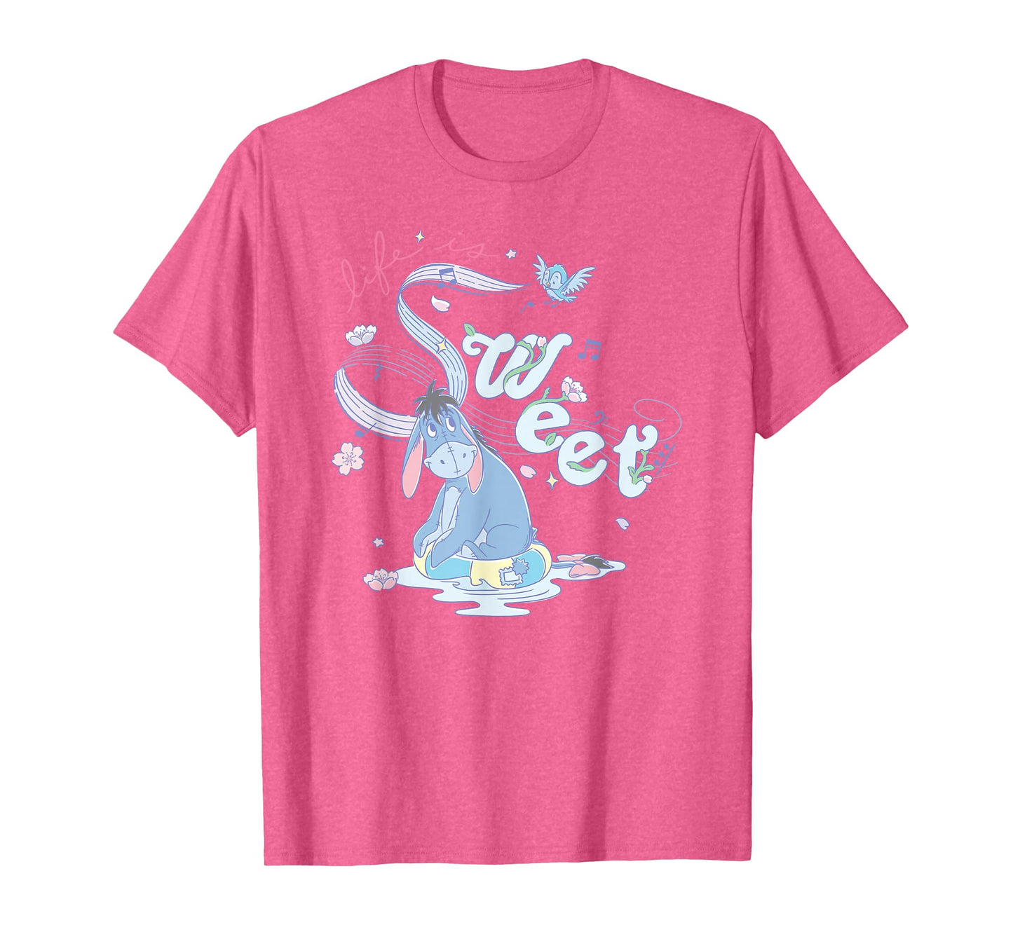 Disney Winnie the Pooh Life Is Sweet Eeyore Retro T-Shirt