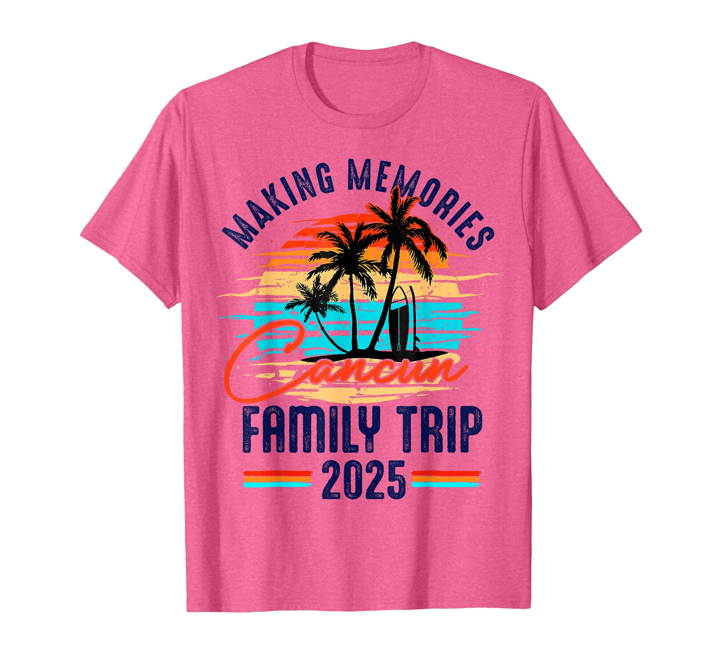 Family Cancun Vacation 2025 Summer Vacation Matching Group T-Shirt