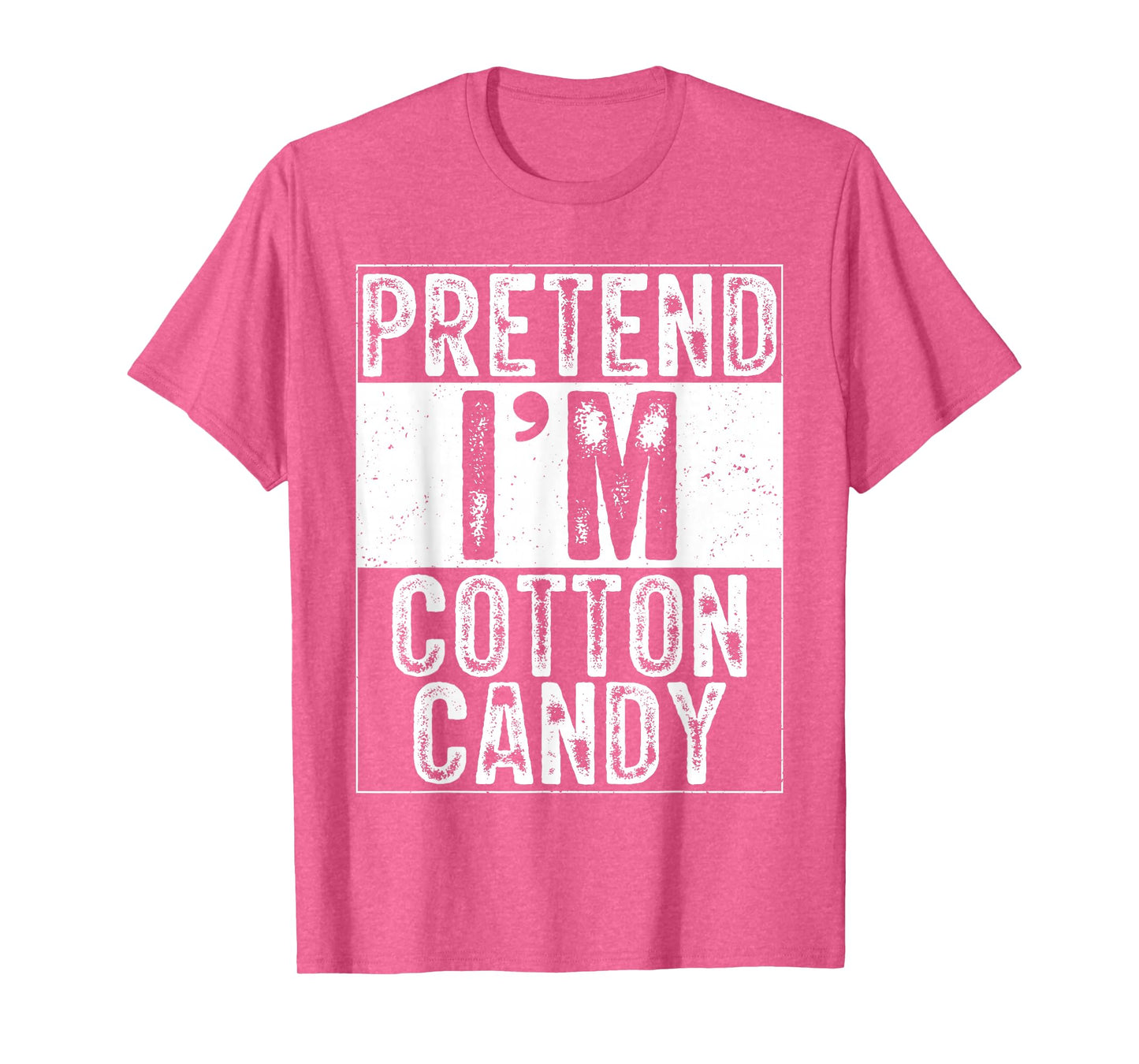 Pretend I'm Cotton Candy Family Women Men Costume Halloween T-Shirt