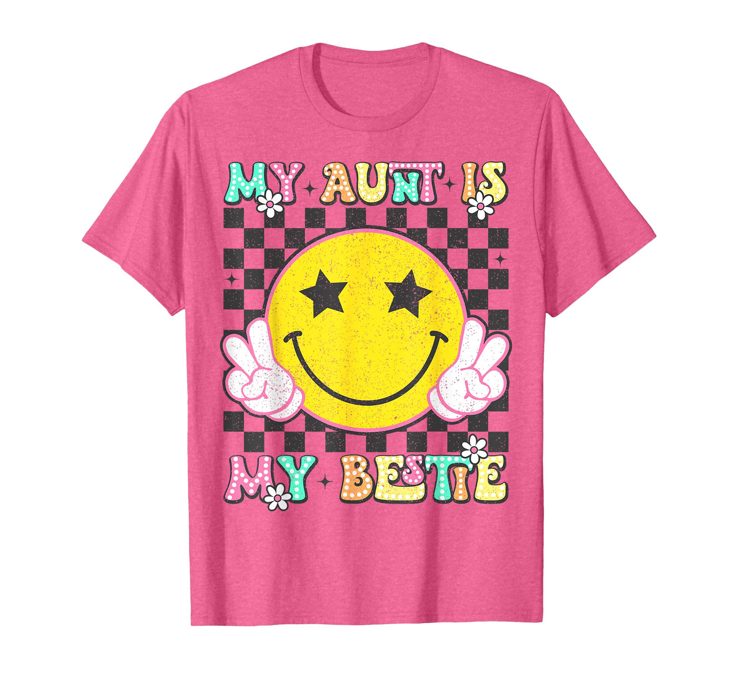 Retro My Aunt is My Bestie Aunt And niece Matching T-Shirt