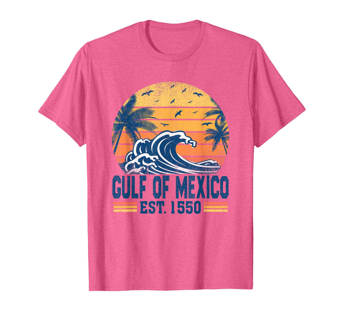Gulf of Mexico Estd 1550 Retro Vintage Historical T-Shirt