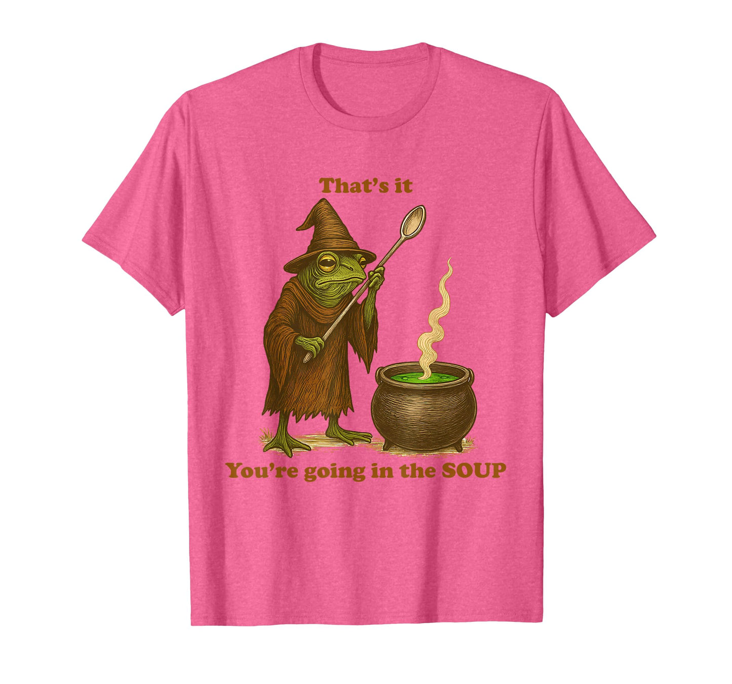 That's It You're Going in The Soup Funny Frog Meme Japanese T-Shirt