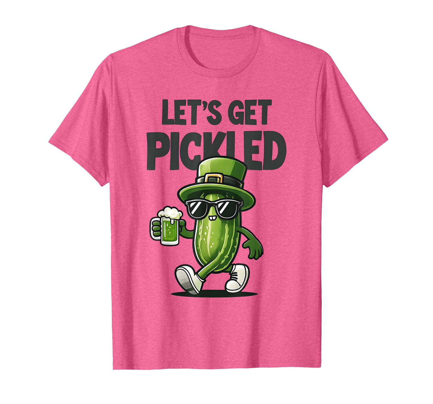 Let's Get Pickled Pickle Aesthetic St Patricks Day T-Shirt