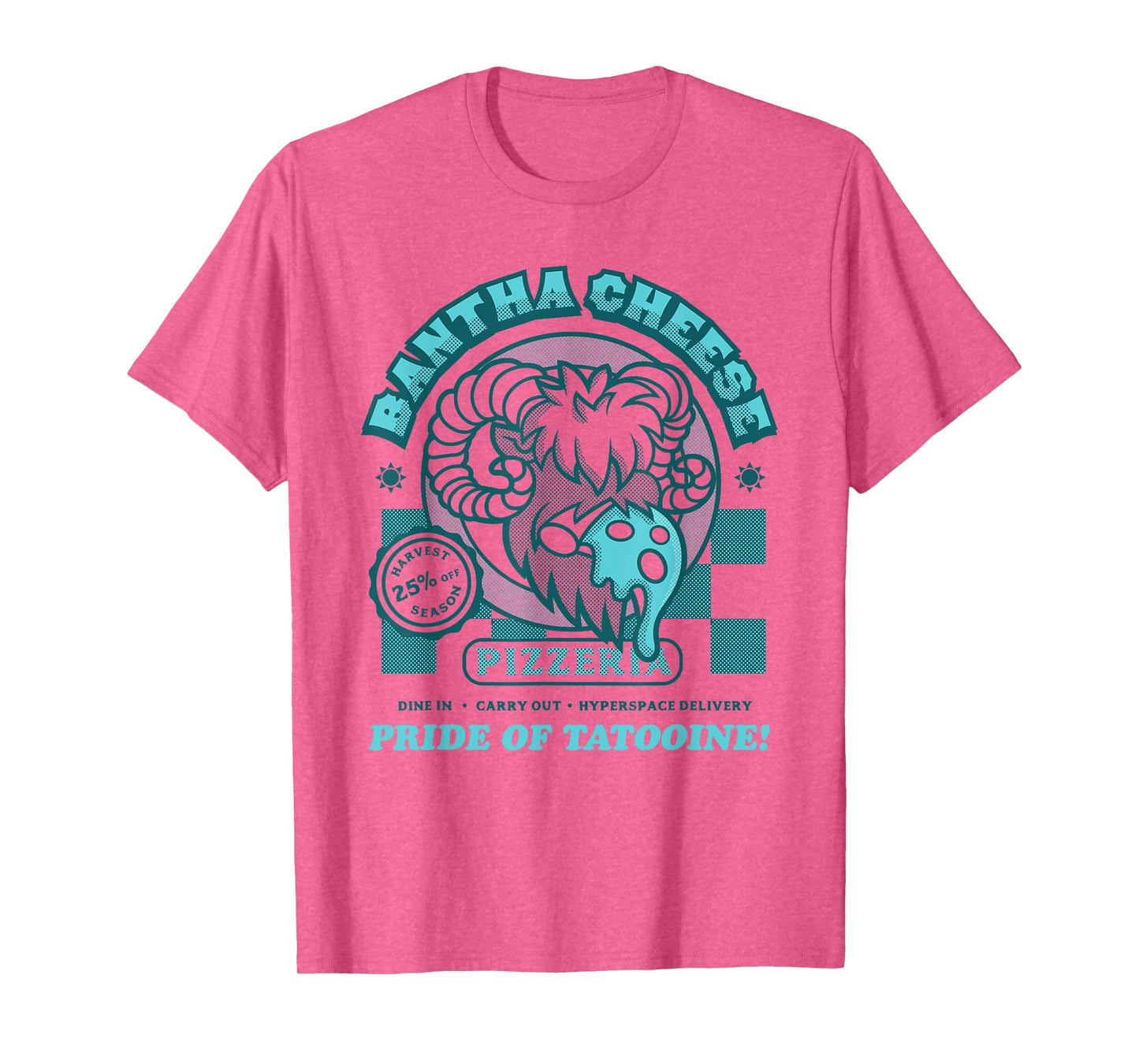 Star Wars Bantha Cheese Pizzeria Blue Milk Pizza Funny T-Shirt