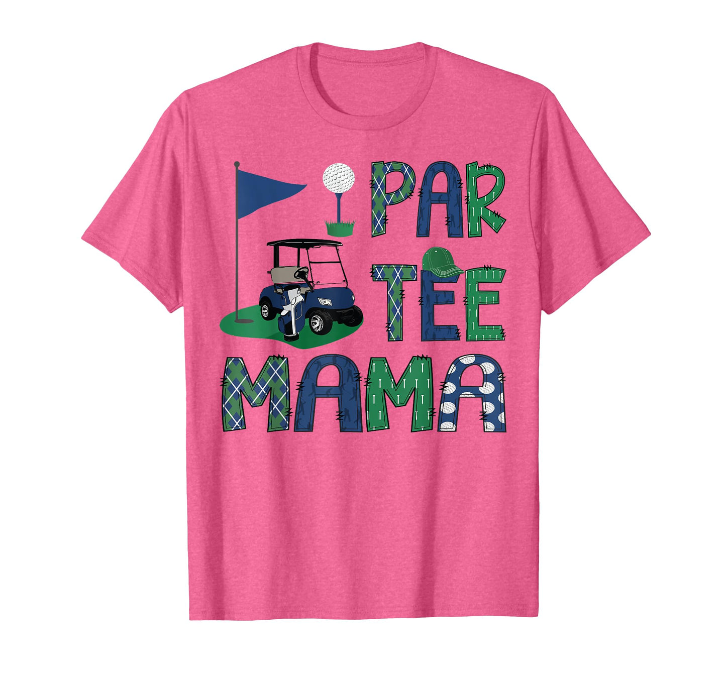 Par-Tee Mama Golf Lover Birthday Party Family Matching T-Shirt