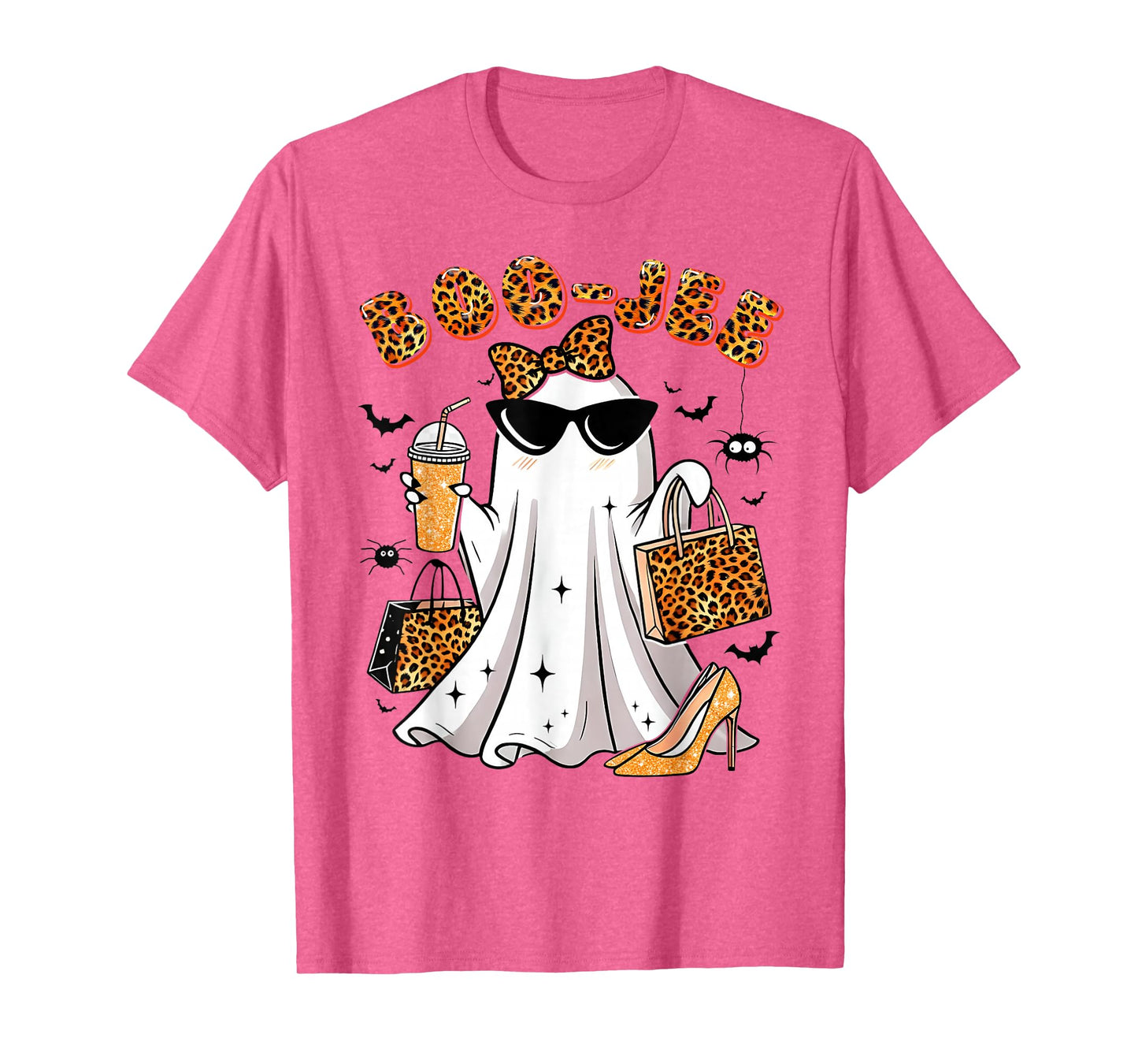 Coquette Ghost Coffee Boo-JEE Halloween Boujee Cute Ghost T-Shirt