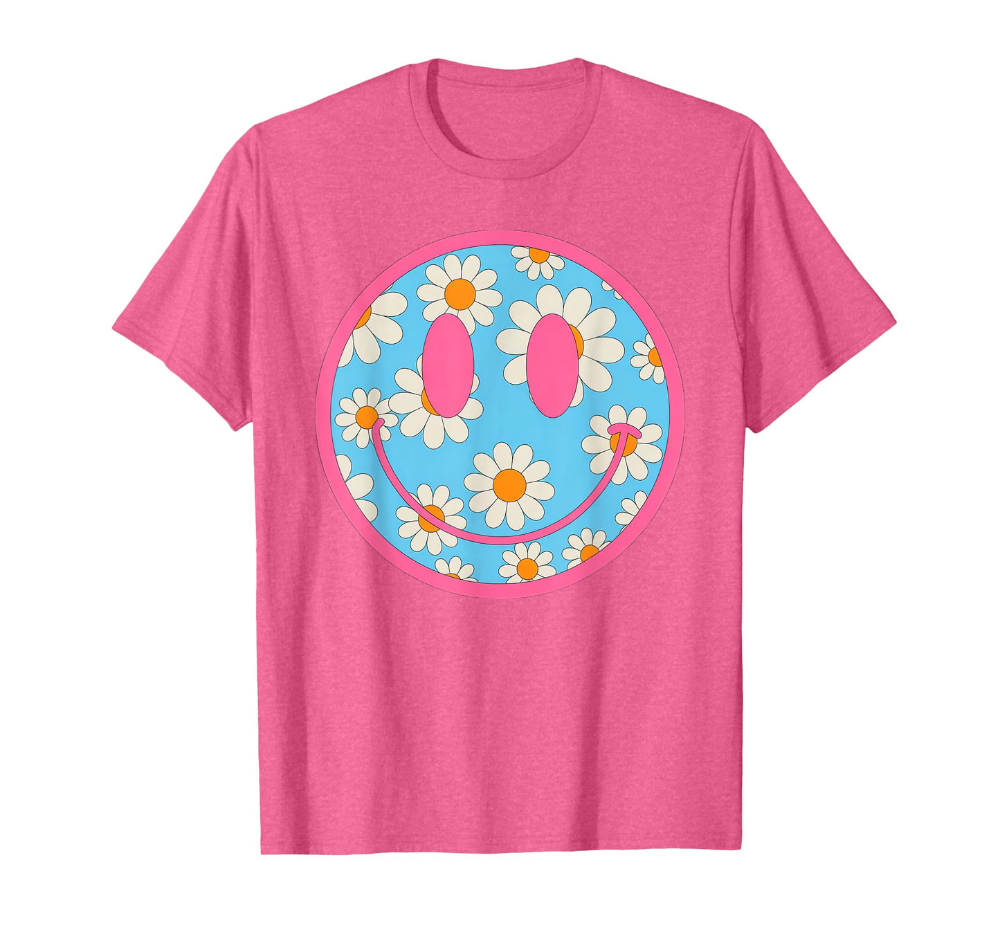 Happy Retro Daisy Smile Face Preppy Aesthetic Men Women Kids T-Shirt