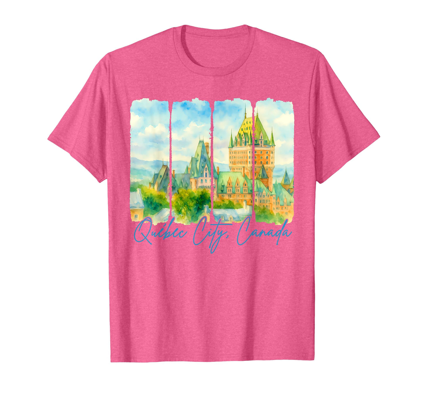 Quebec City Canada Traveling Brushstroke Meet Me In Quebec T-Shirt