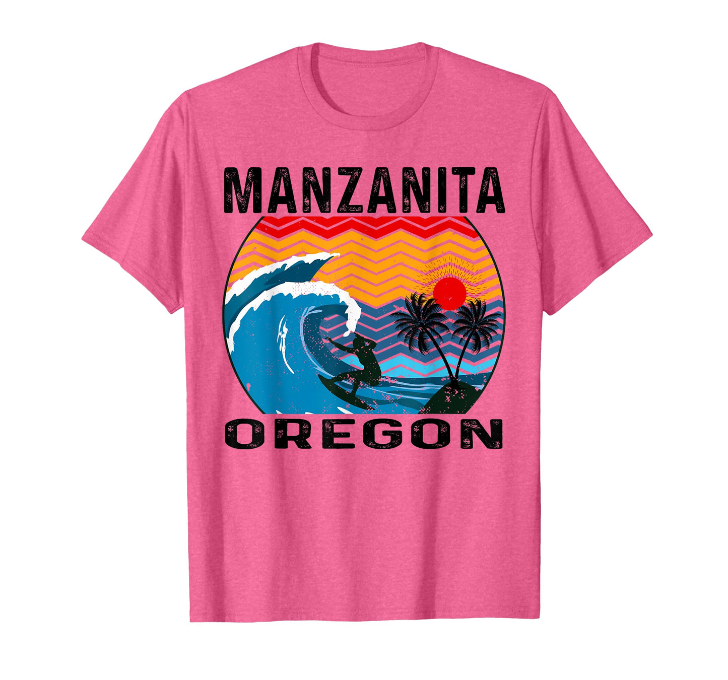 Oregon Manzanita Surfing Surfboard T-Shirt