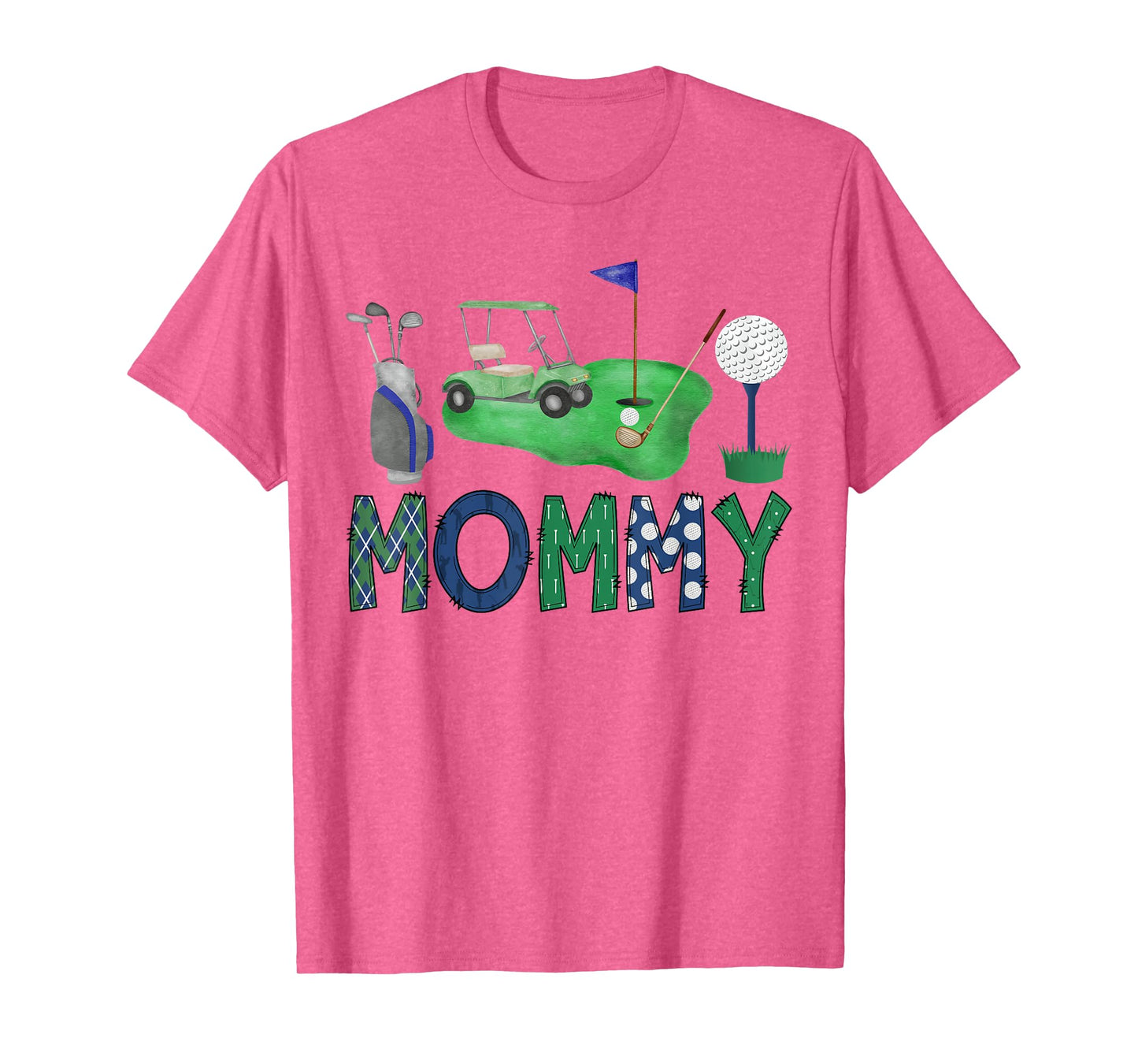 Mommy Of The Birthday Boy Hole in One Golf Sport Matching T-Shirt
