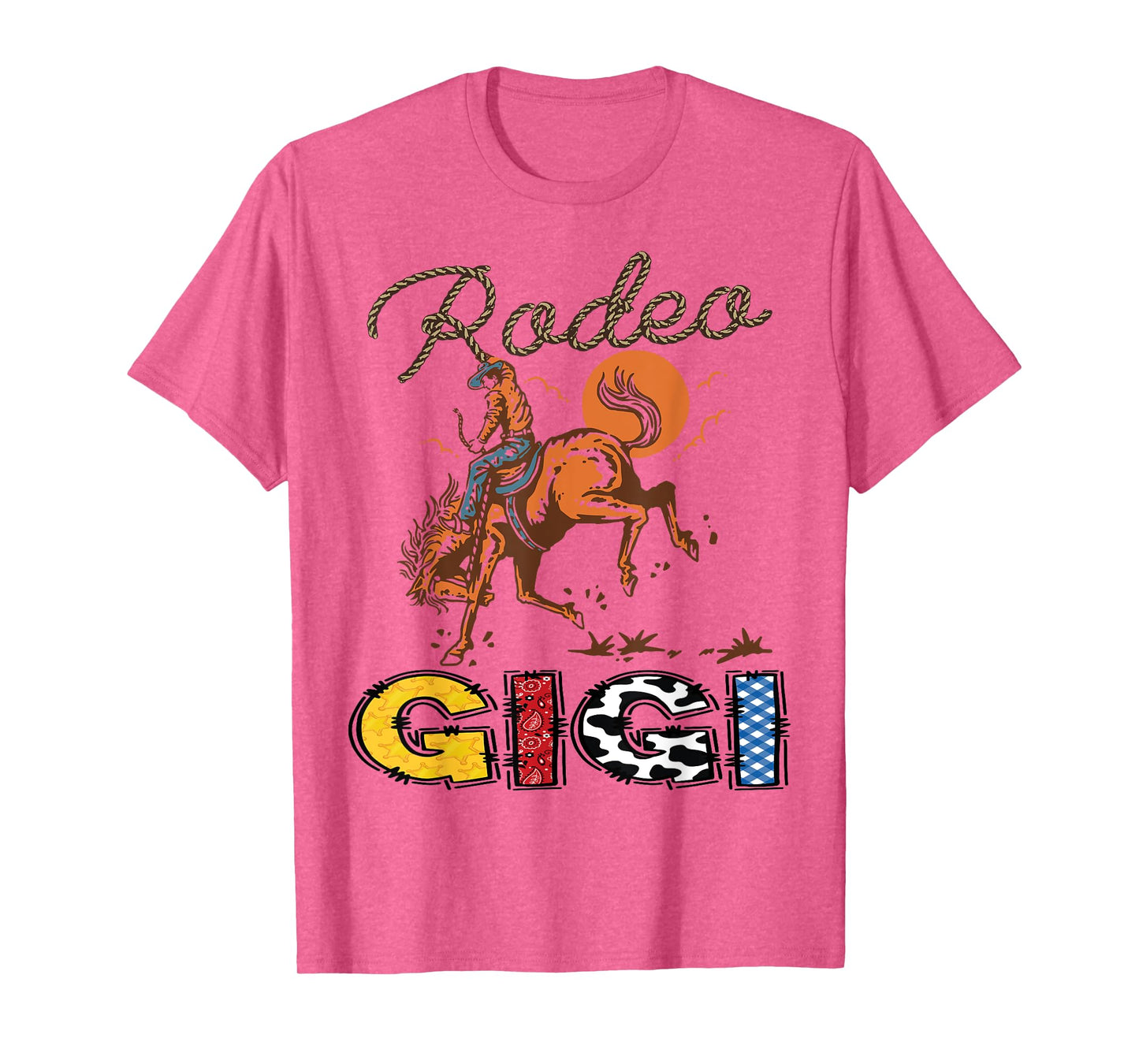 Rodeo Gigi Cowboy Cowgirl Birthday Matching Family T-Shirt