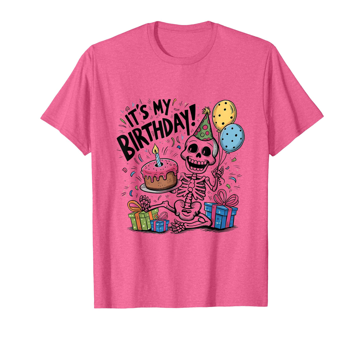 Birthday Boy Skeleton It's My Birthday Party T-Shirt