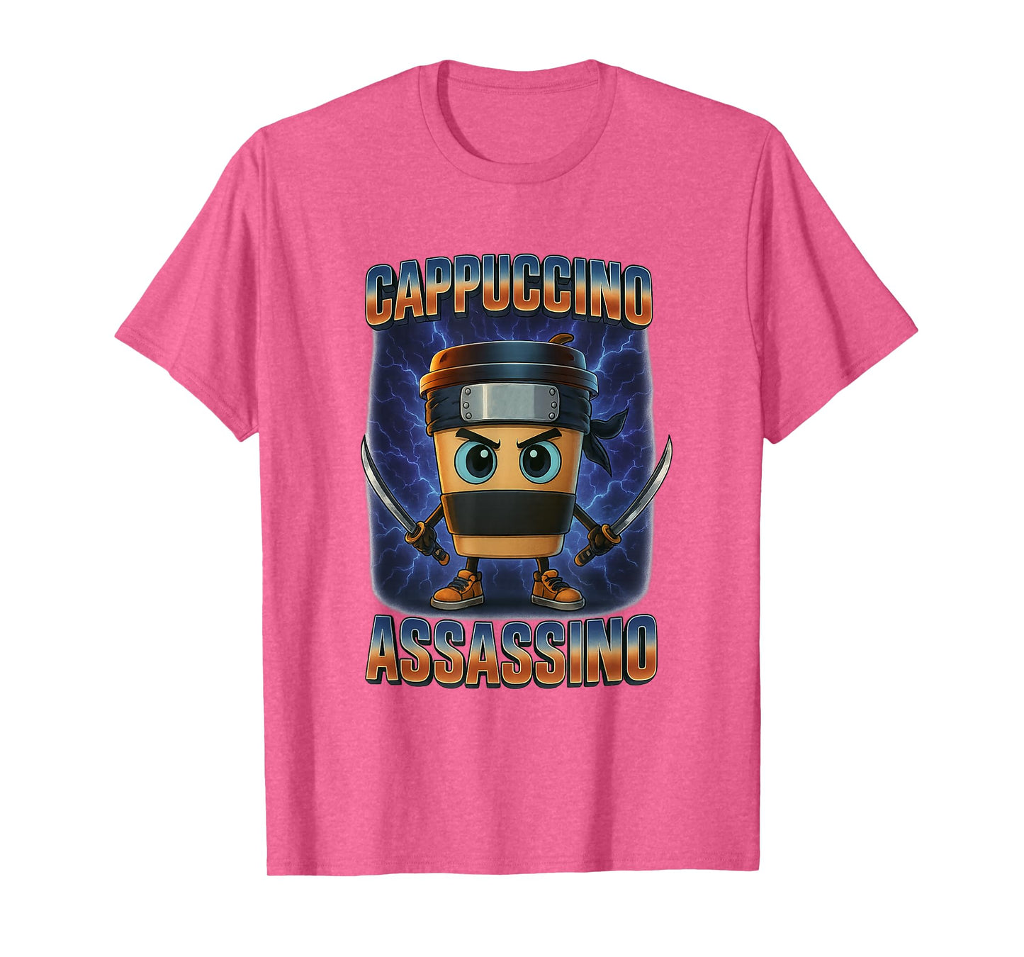 Cappuccino Assassino Italian Brainrot Funny Coffee Lovers T-Shirt