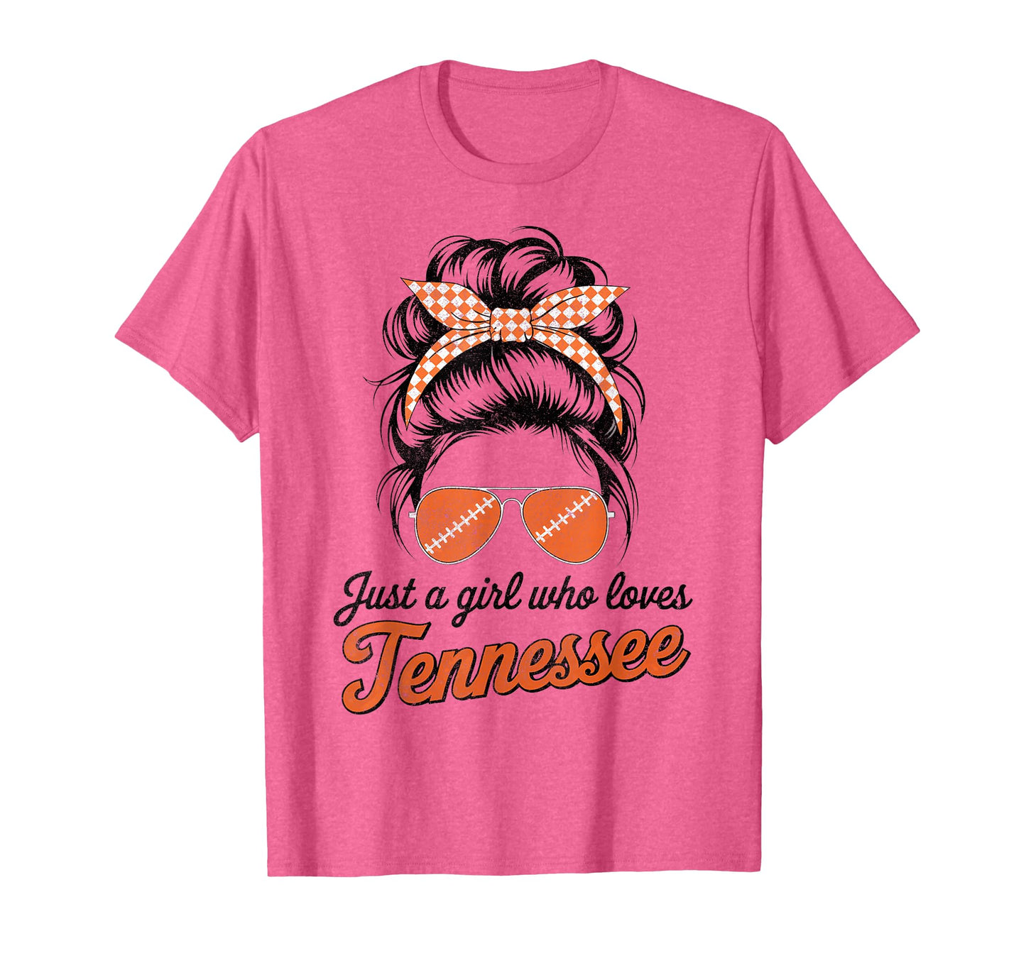 Just a Girl Who Loves Tennessee Tennessee Women Girls Moms T-Shirt