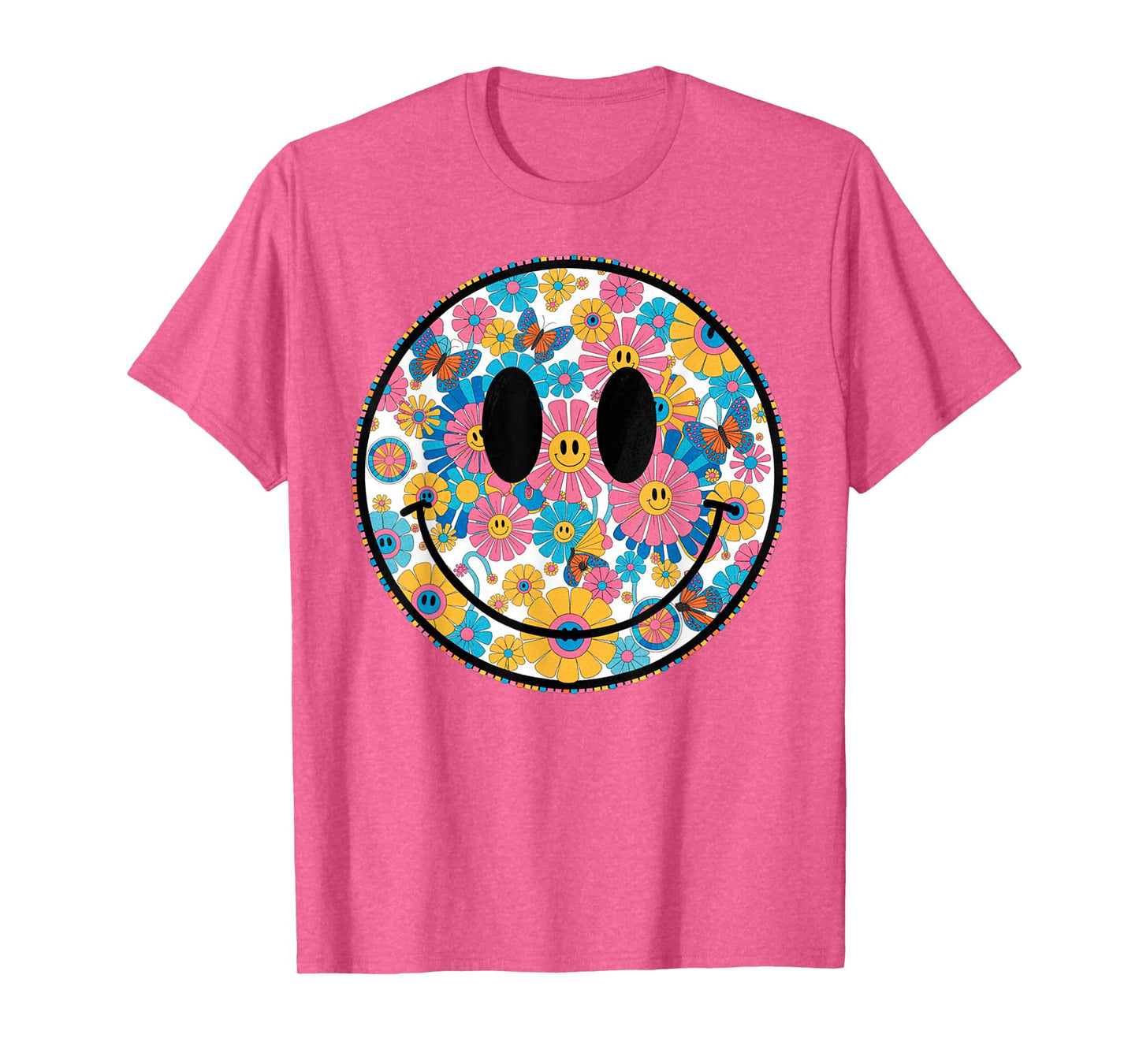 Happy Retro Daisy Smile Face Preppy Aesthetic Men Women Kids T-Shirt