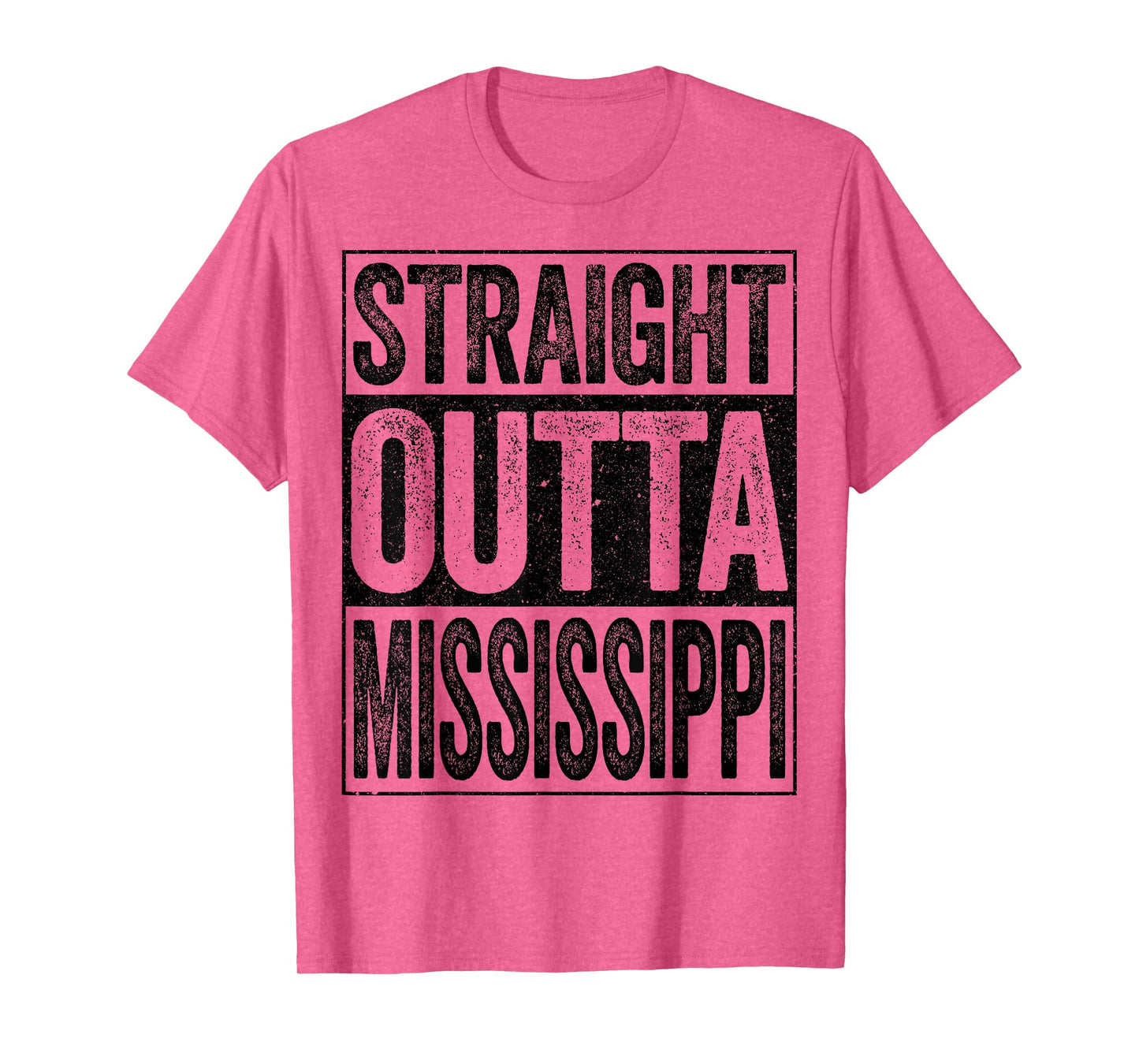 Straight Outta Mississippi Shirt Men Women Kids MS State T-Shirt