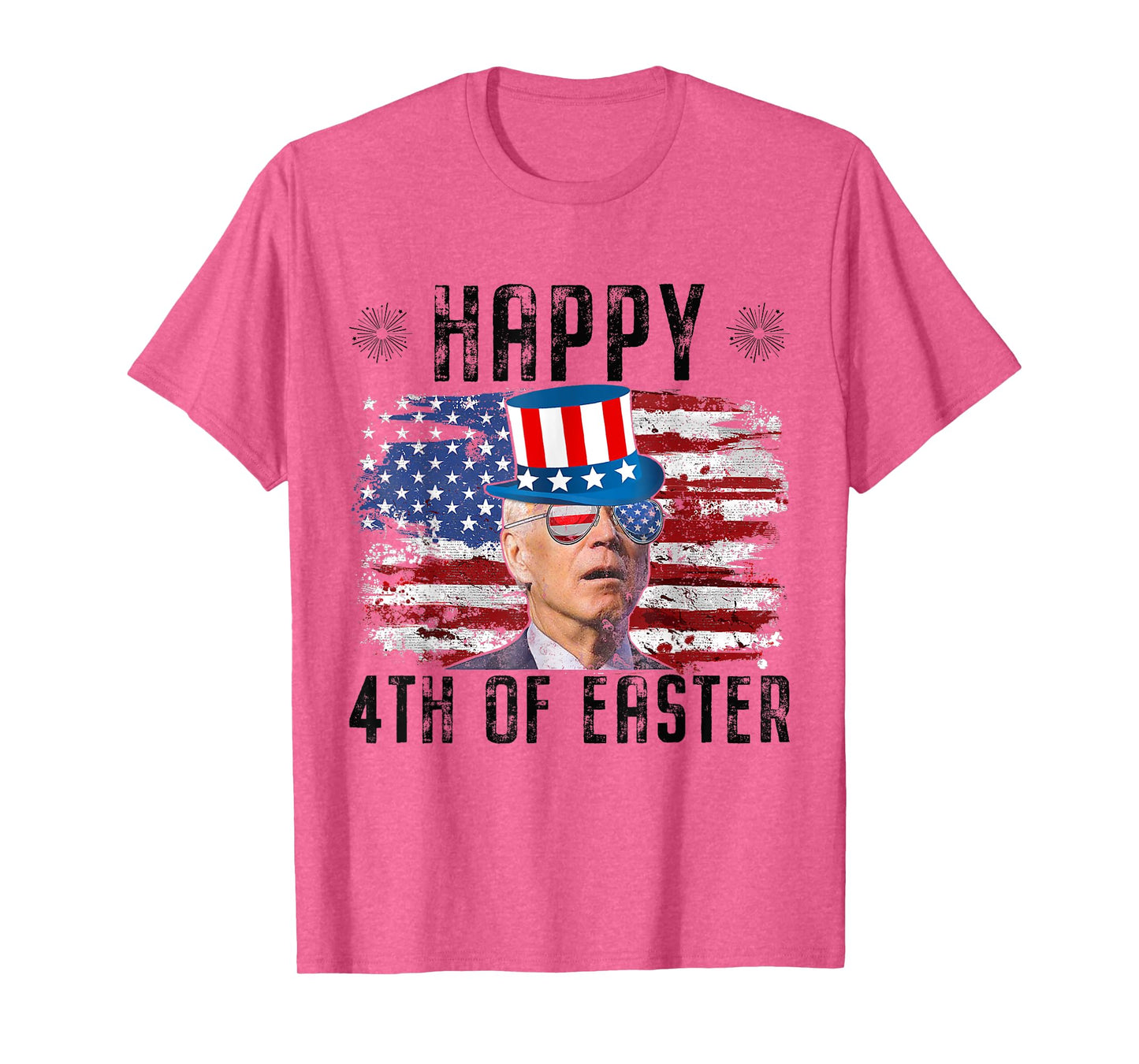 Joe Biden 4th Of July Happy Easter 4th Of July US Flag Men T-Shirt
