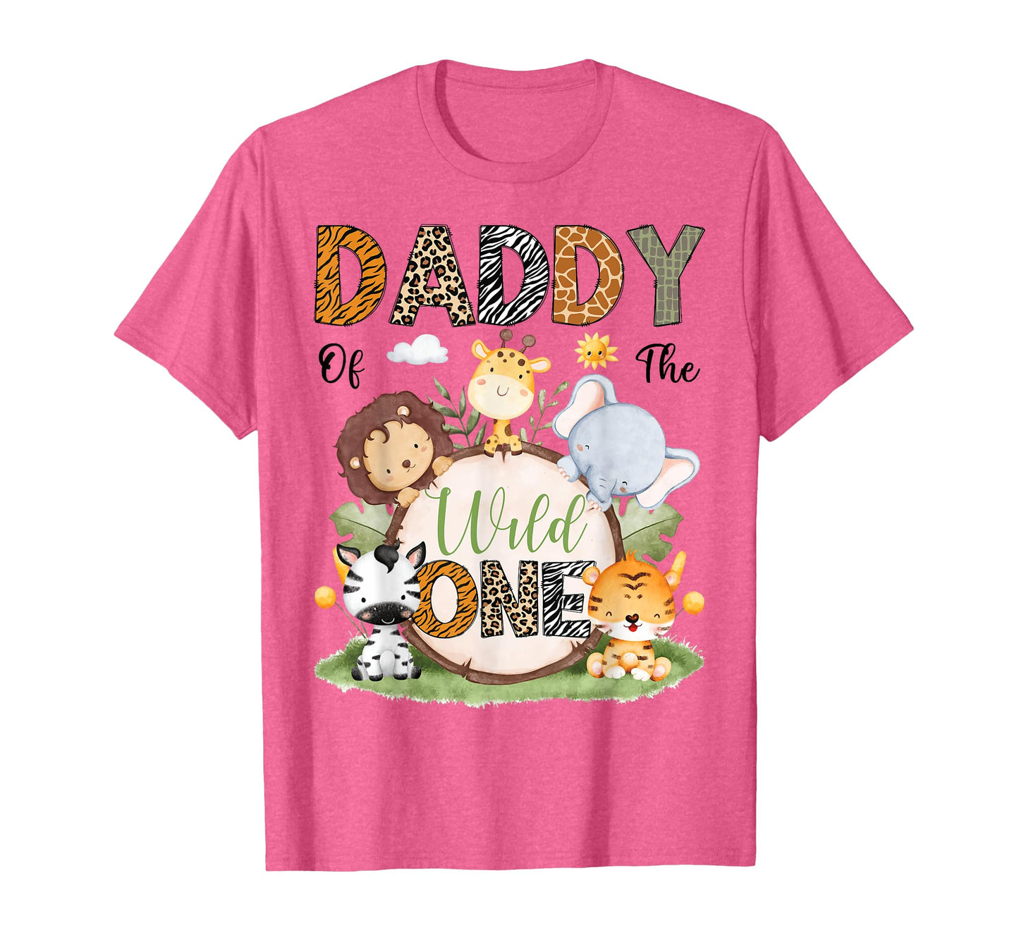 Daddy Of The Wild One 1St Birthday Boy Safari Lover T-Shirt
